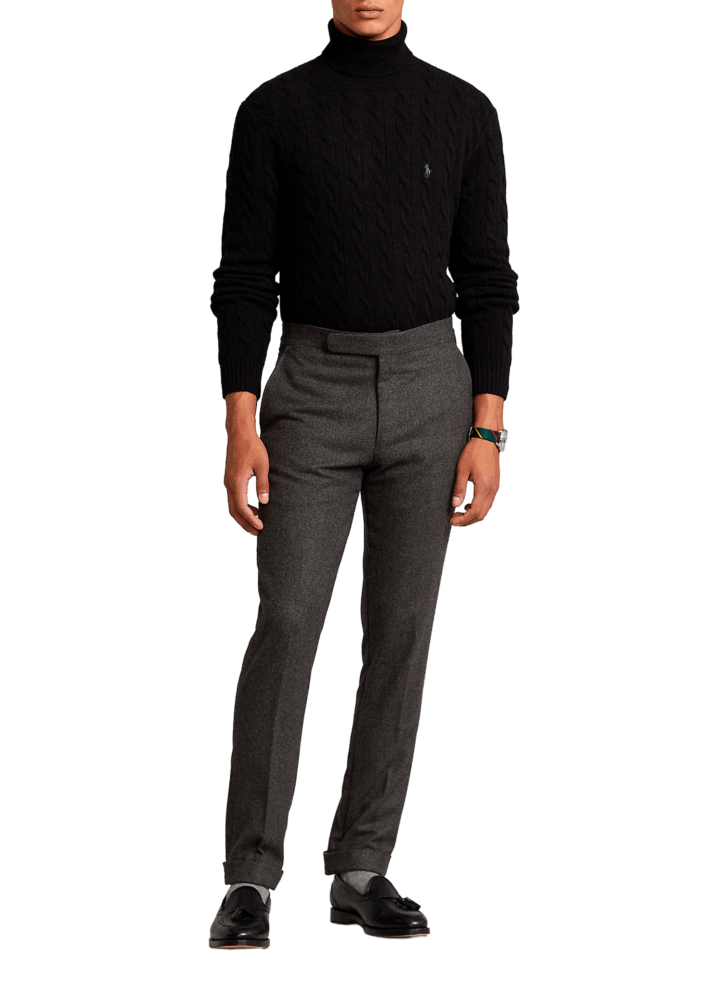 Pull en laine et cachemire POLO RALPH LAUREN Noir