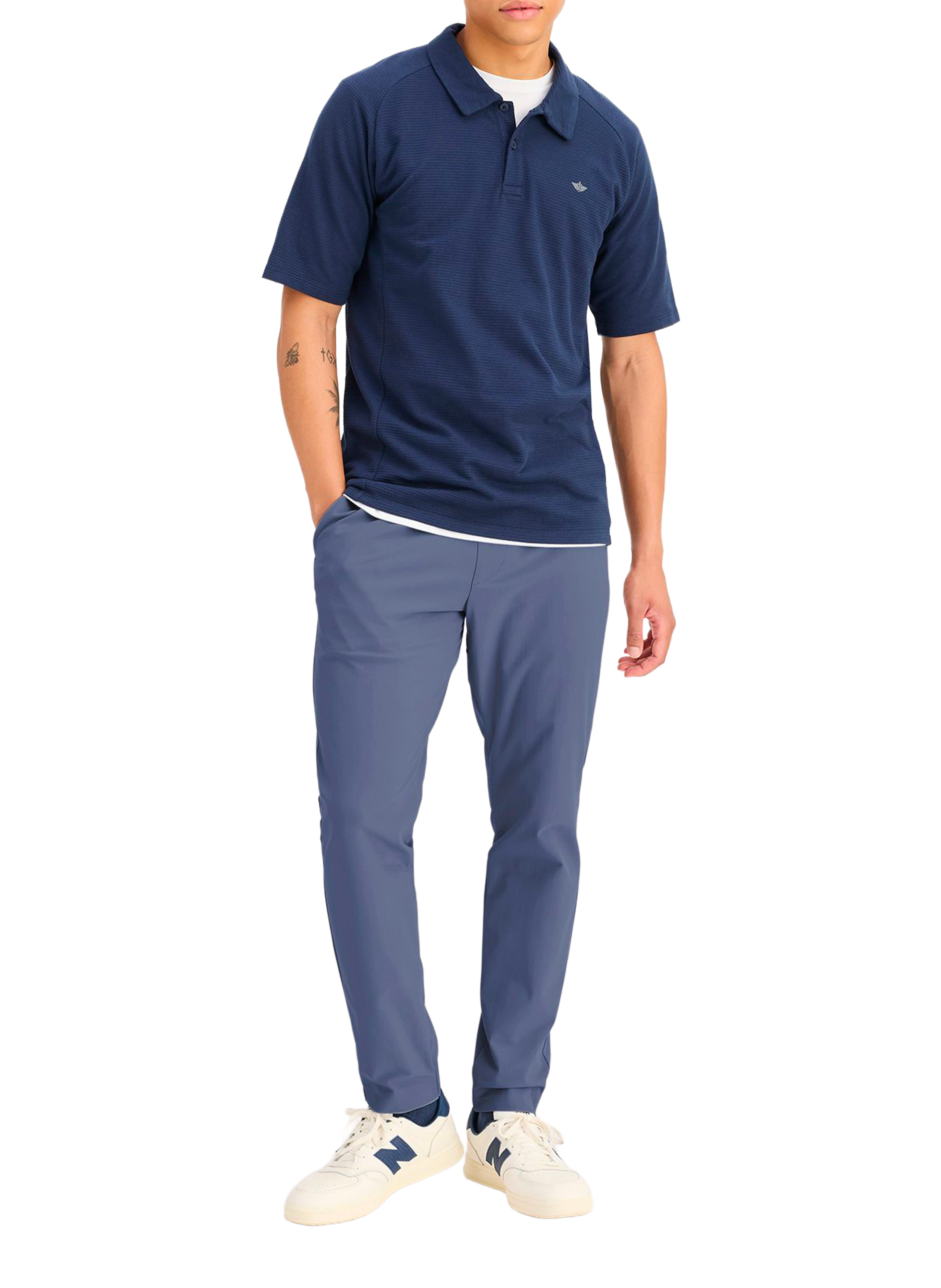 Pantalon slim Jogger DOCKERS Bleu
