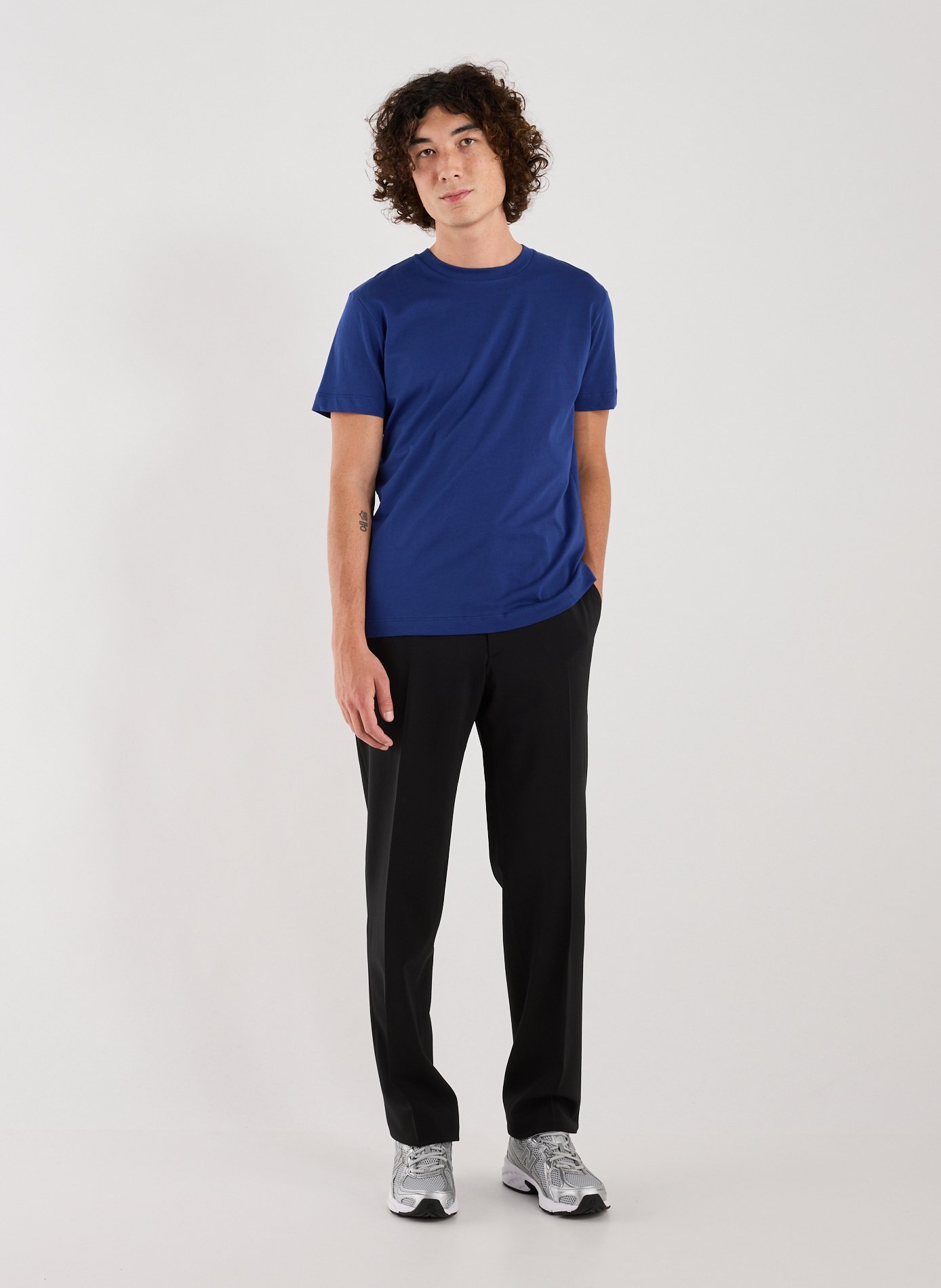 Bedford slim-fit cotton trousers AU PRINTEMPS PARIS Black