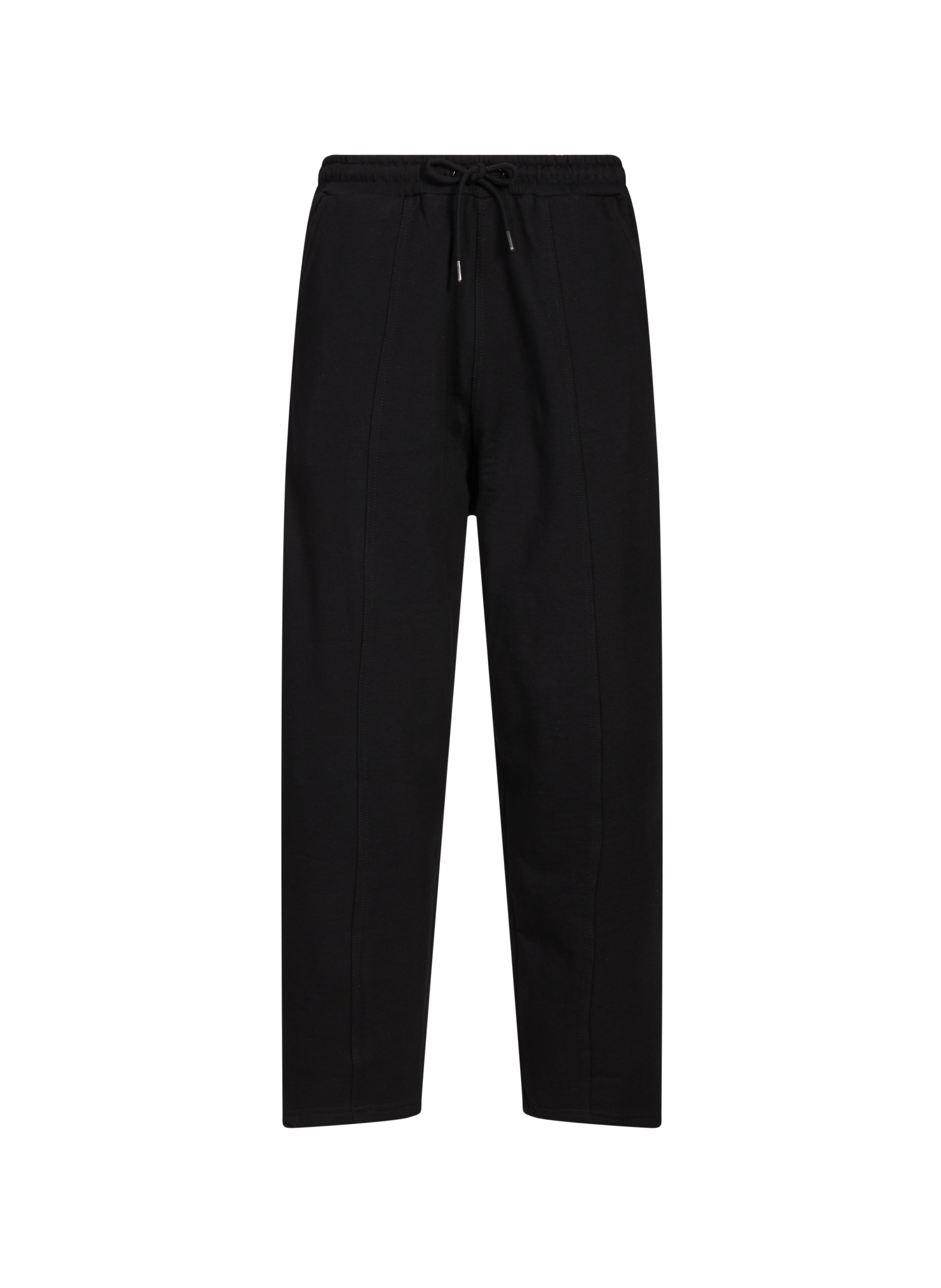 JACKER. Pantalon de survêtement ample en coton Noir