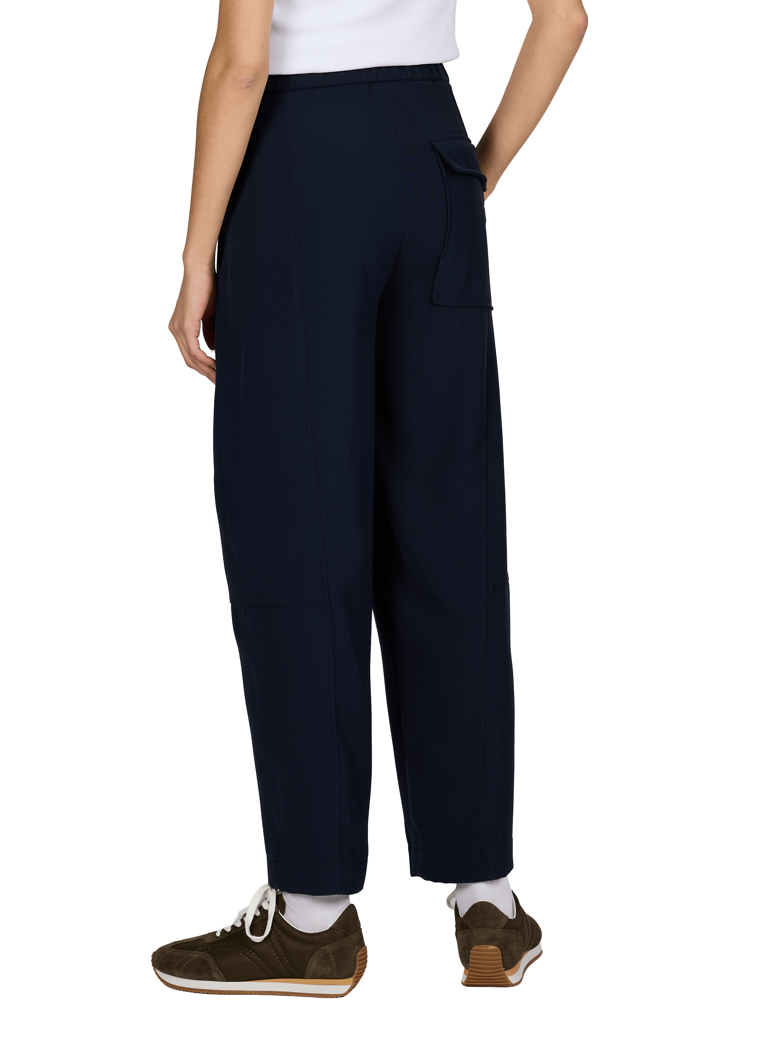Pantalon ample uni BOSS Bleu