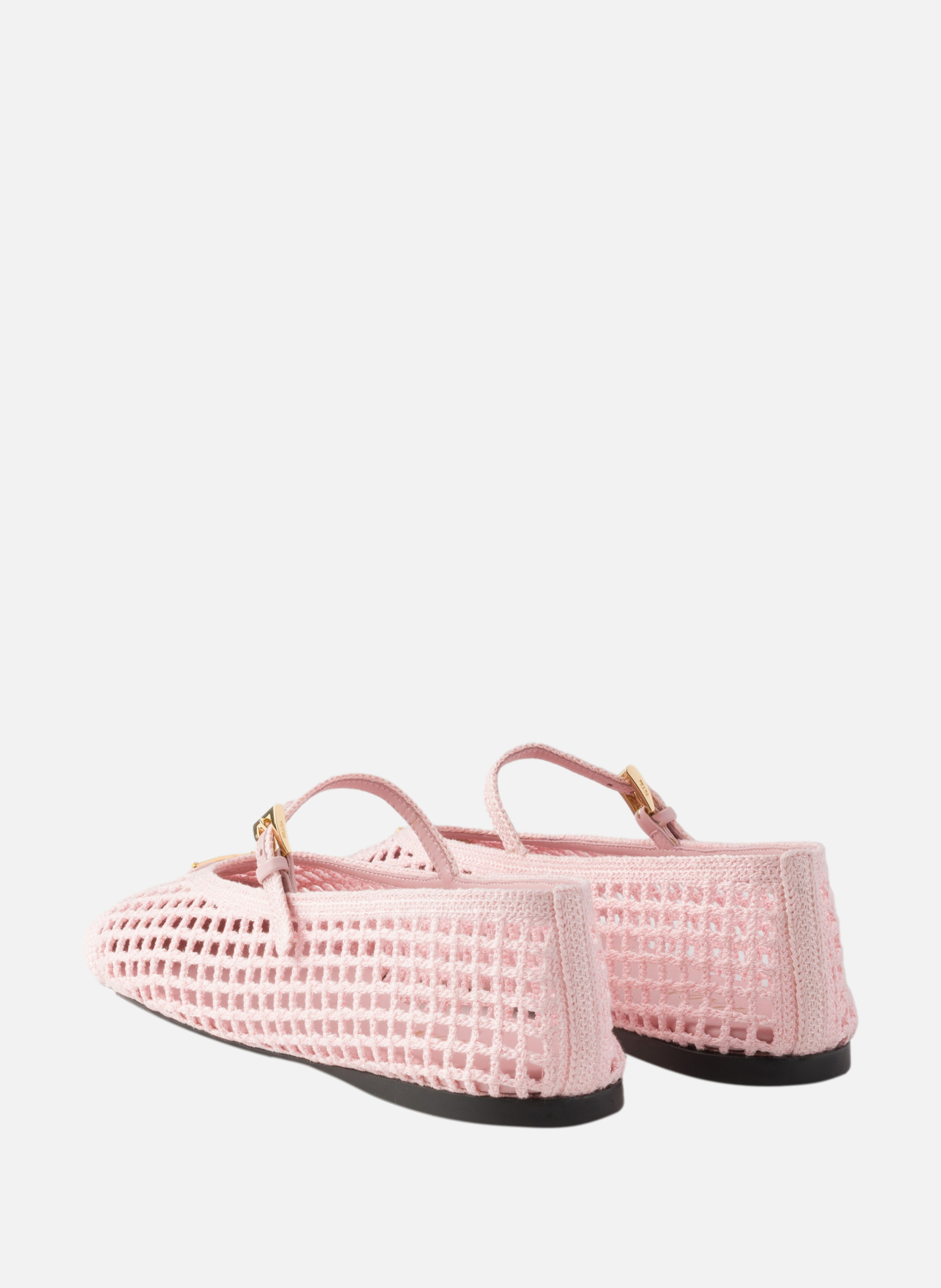 Ballerines en crochet PRADA Rose