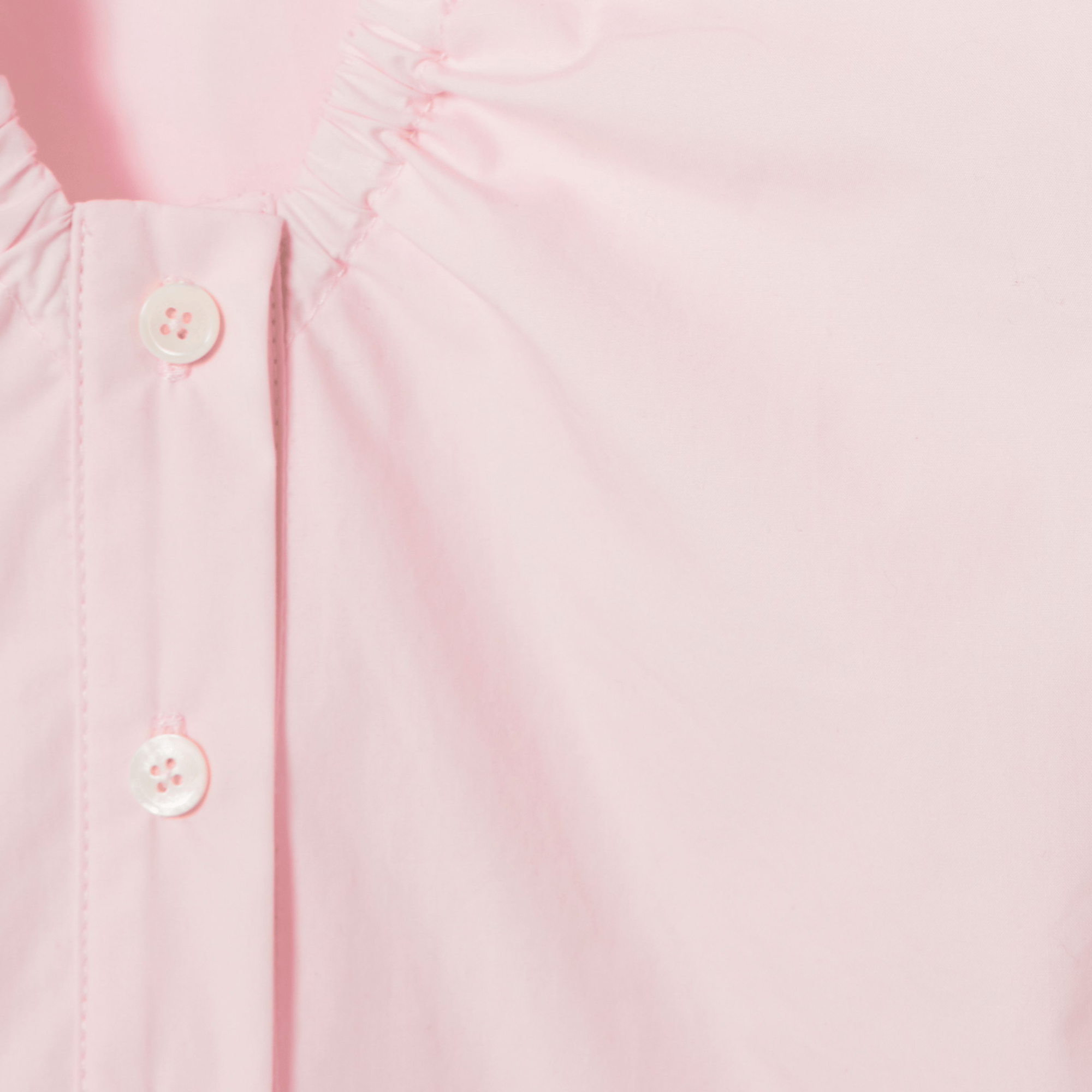 Chemise droite col classique en coton CLAUDIE PIERLOT Rose