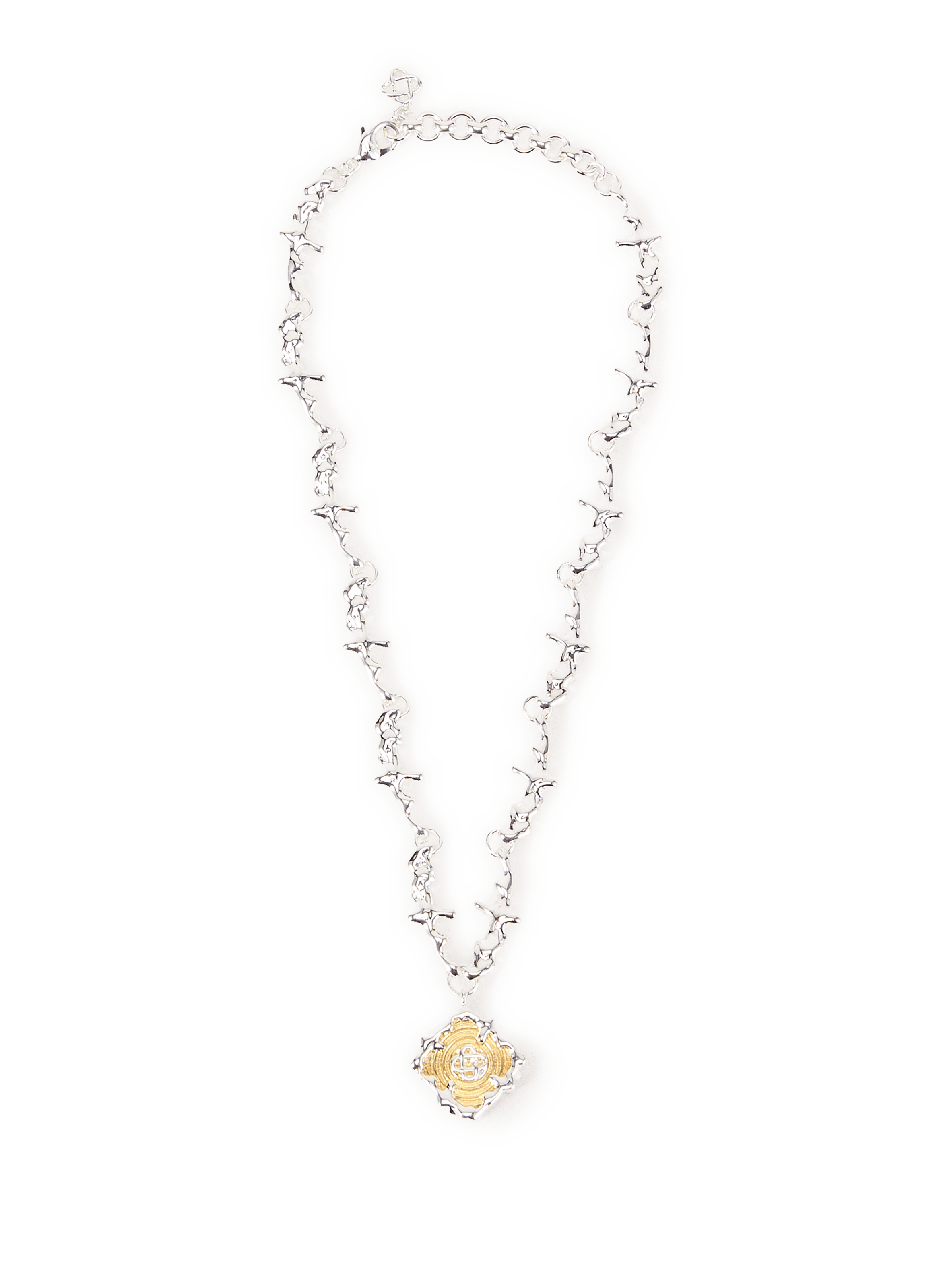 Collier pendentif Splash CASABLANCA PARIS Argent