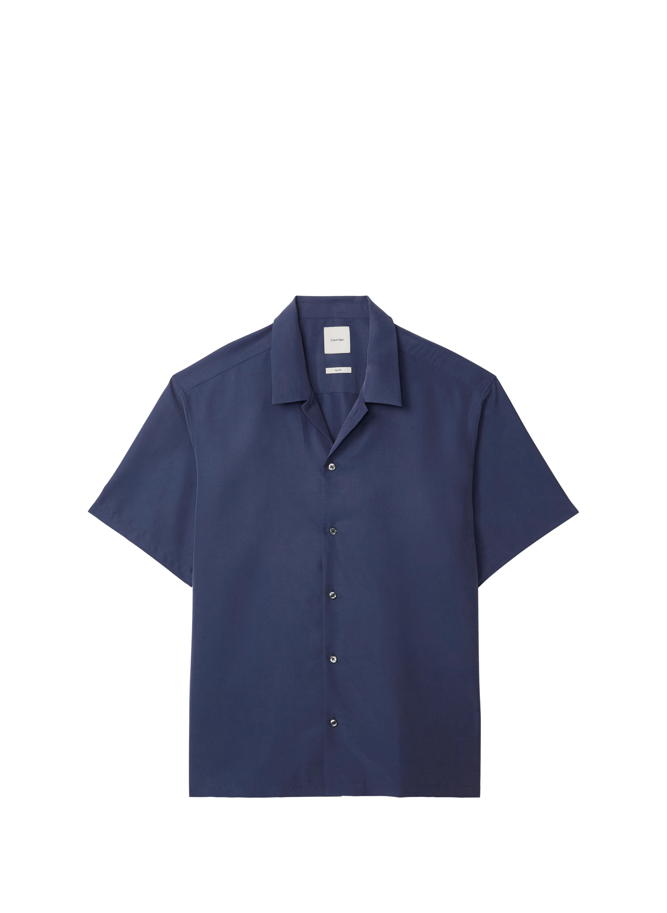 Chemise droite à manches courtes CALVIN KLEIN Bleu