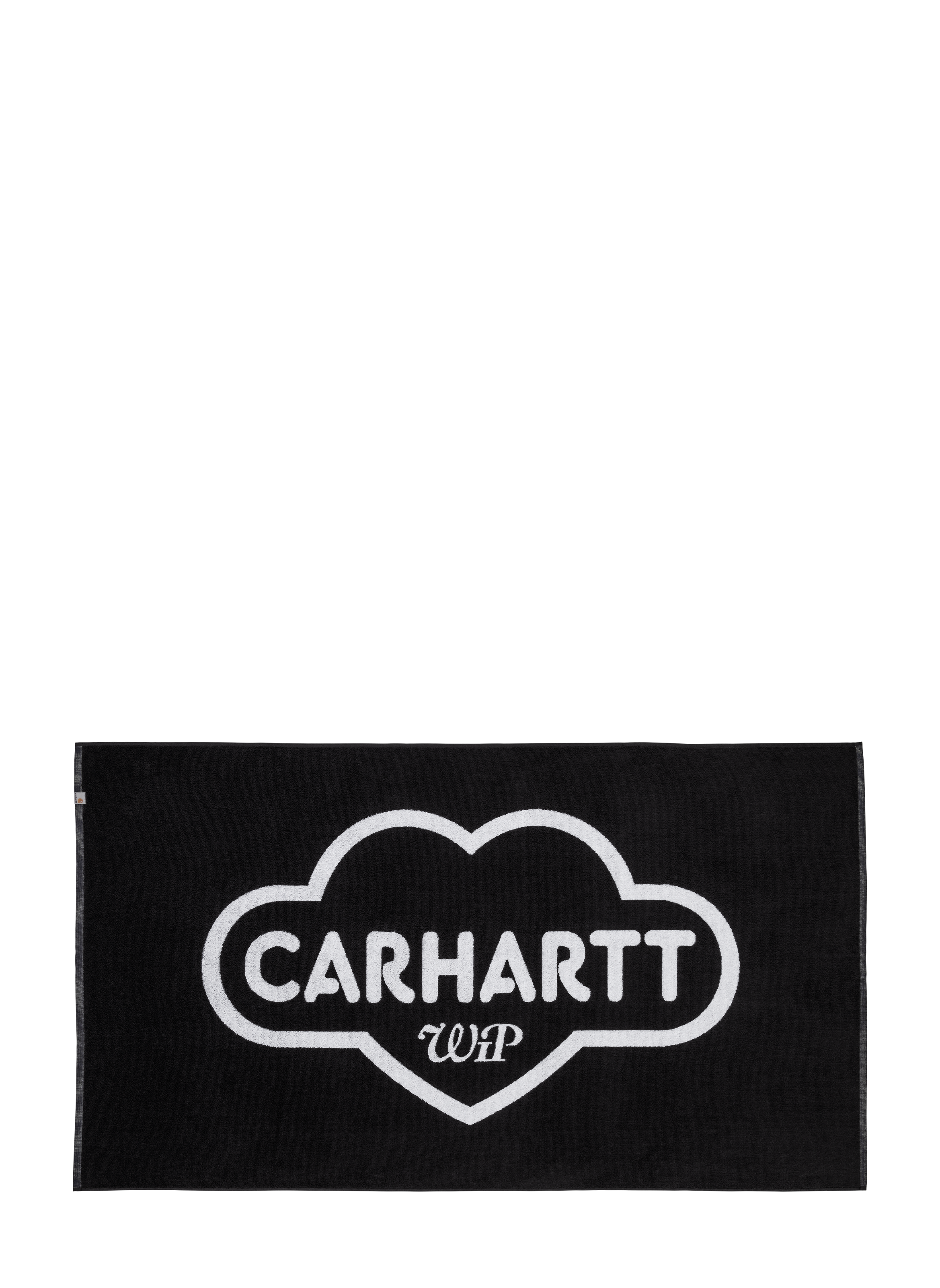 Serviette de plage Cloud Heart à logo imprimé CARHARTT WIP Noir