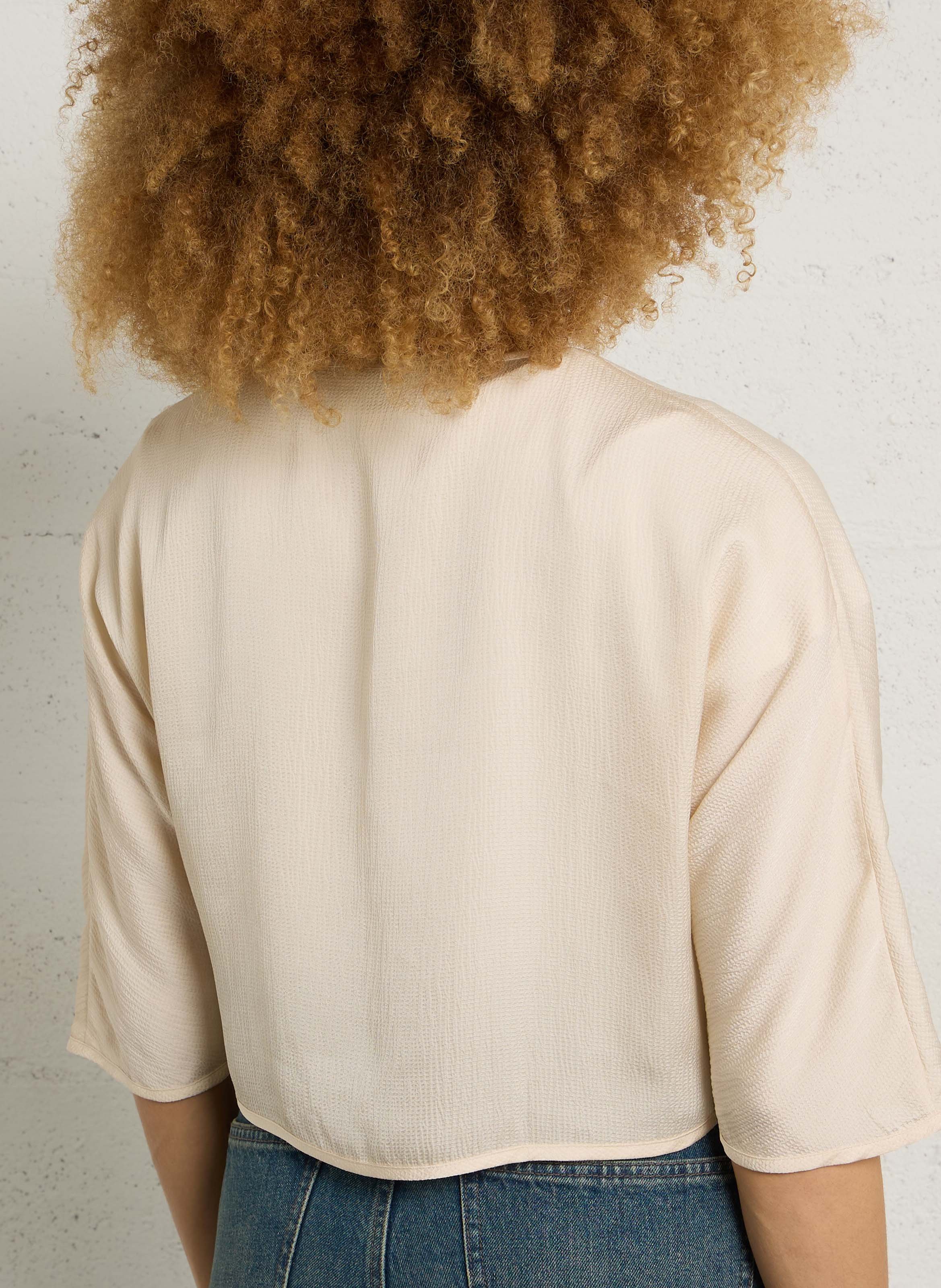 Top court col rond dino MAISON 123 Beige