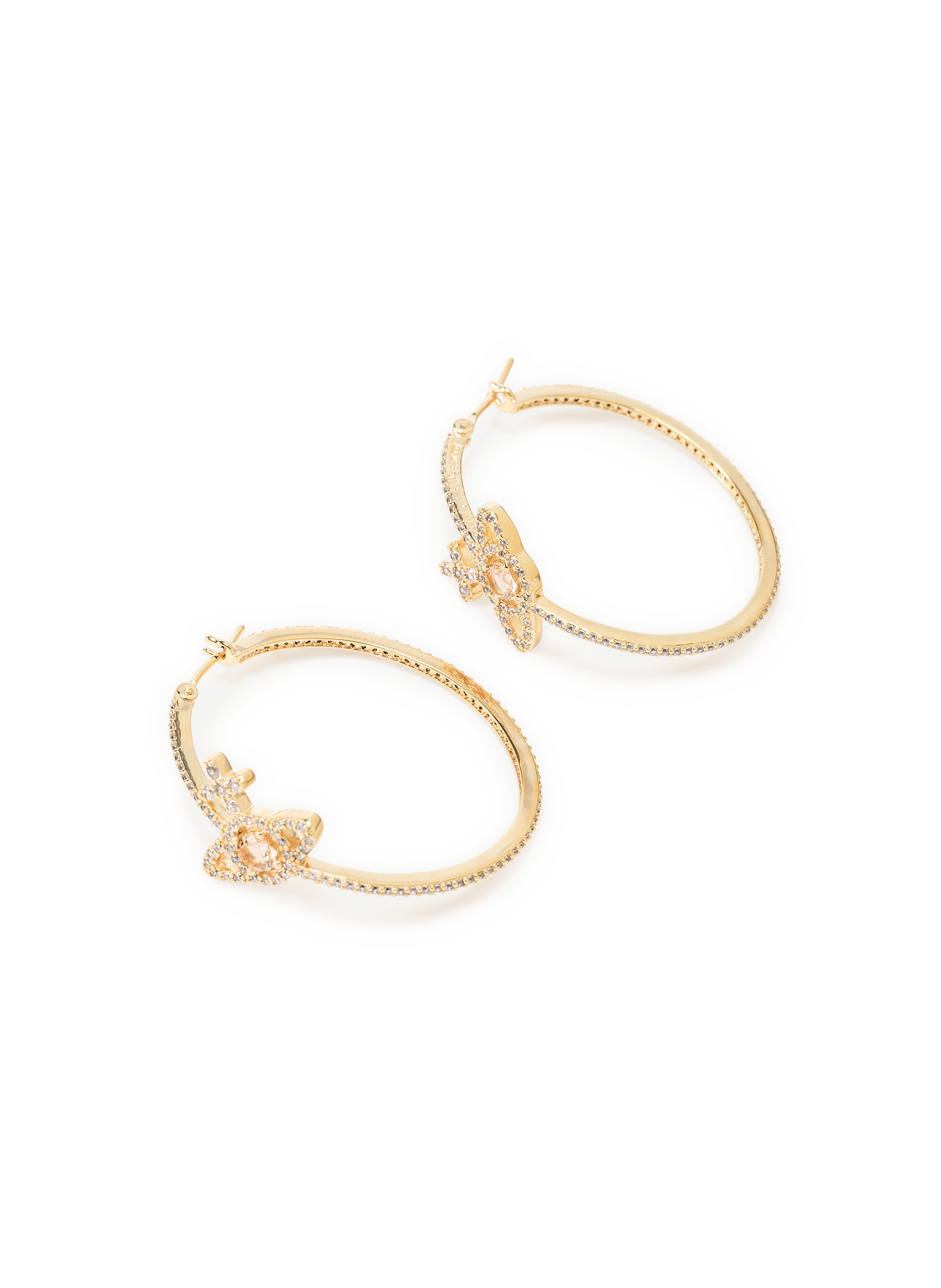 Olympia-Ohrringe mit Logo VIVIENNE WESTWOOD Golden