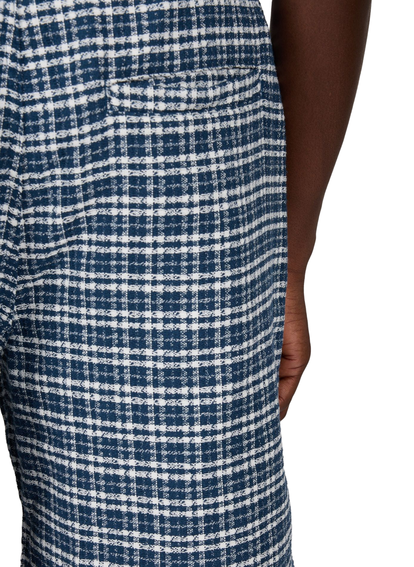 Short à carreaux en coton CARHARTT WIP Bleu