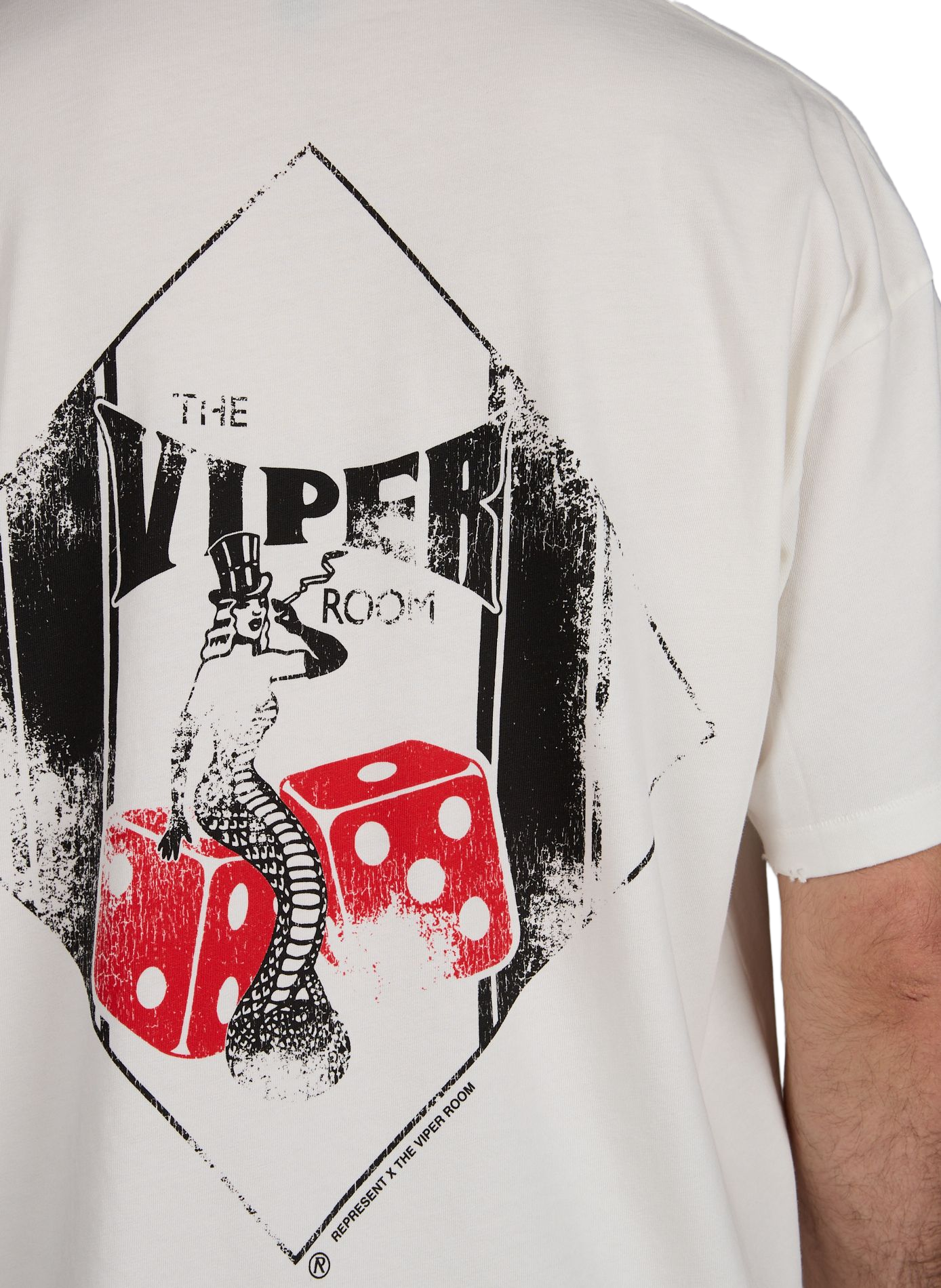 T-shirt imprimé en coton REPRESENT Blanc