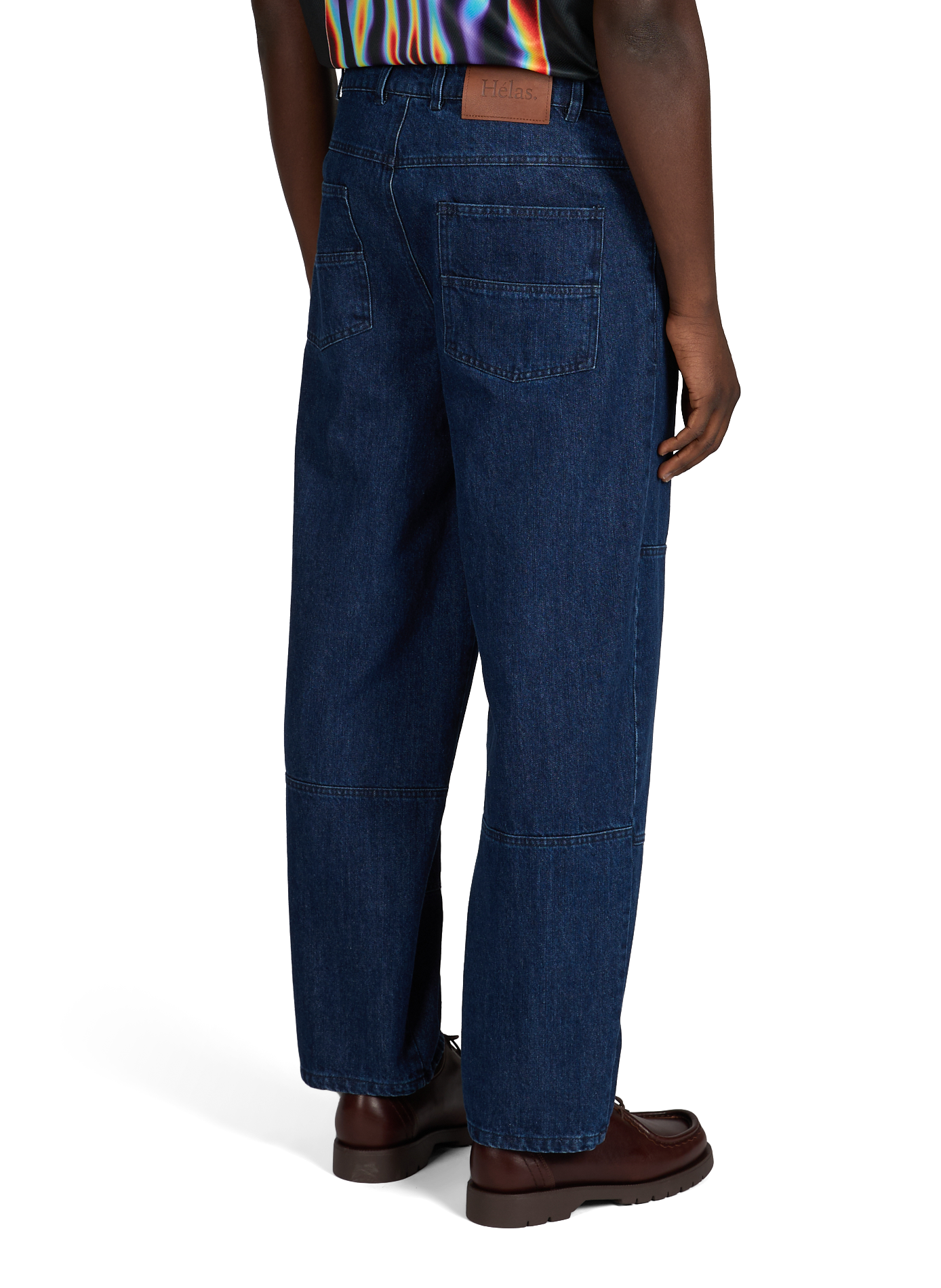 Wide cotton jeans HELAS CAPS Blue