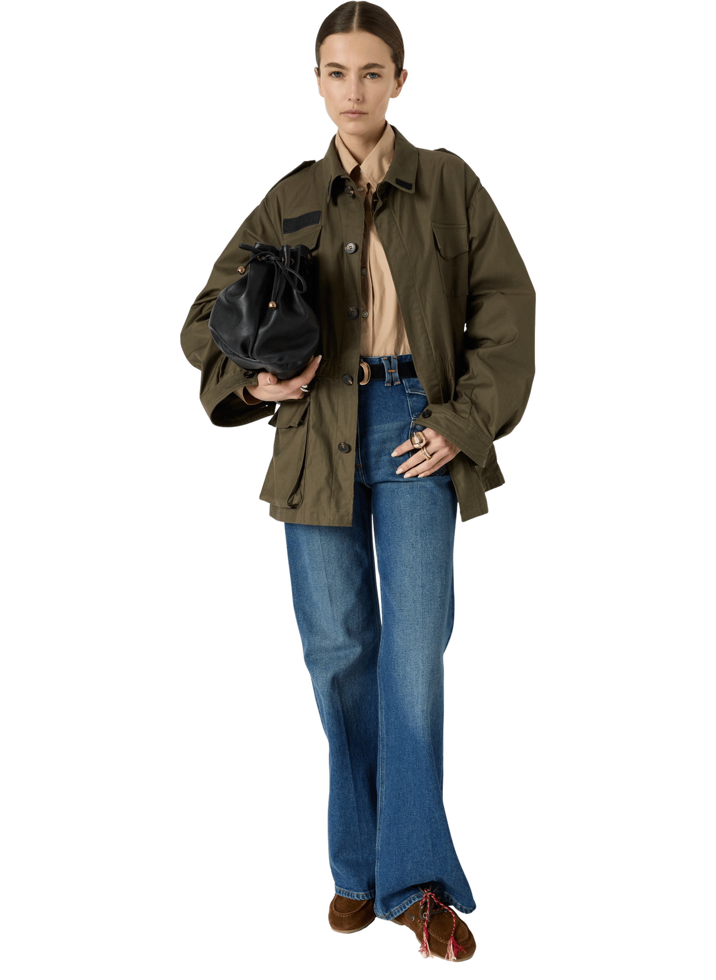 Veste esprit militaire Vert