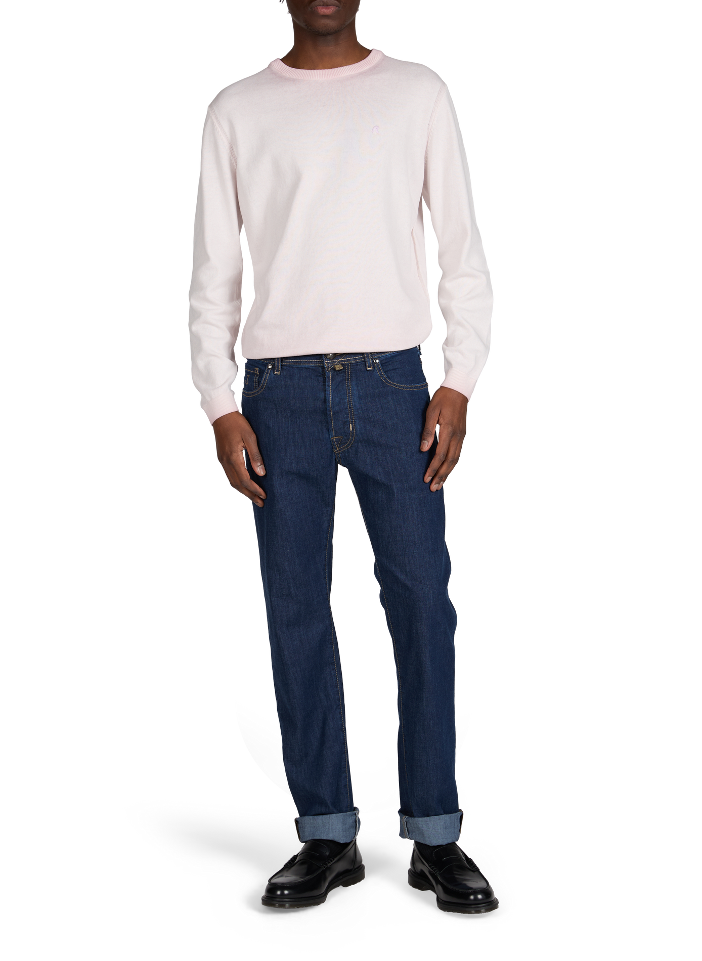 Cotton-blend slim-fit jeans JACOB COHEN Blue