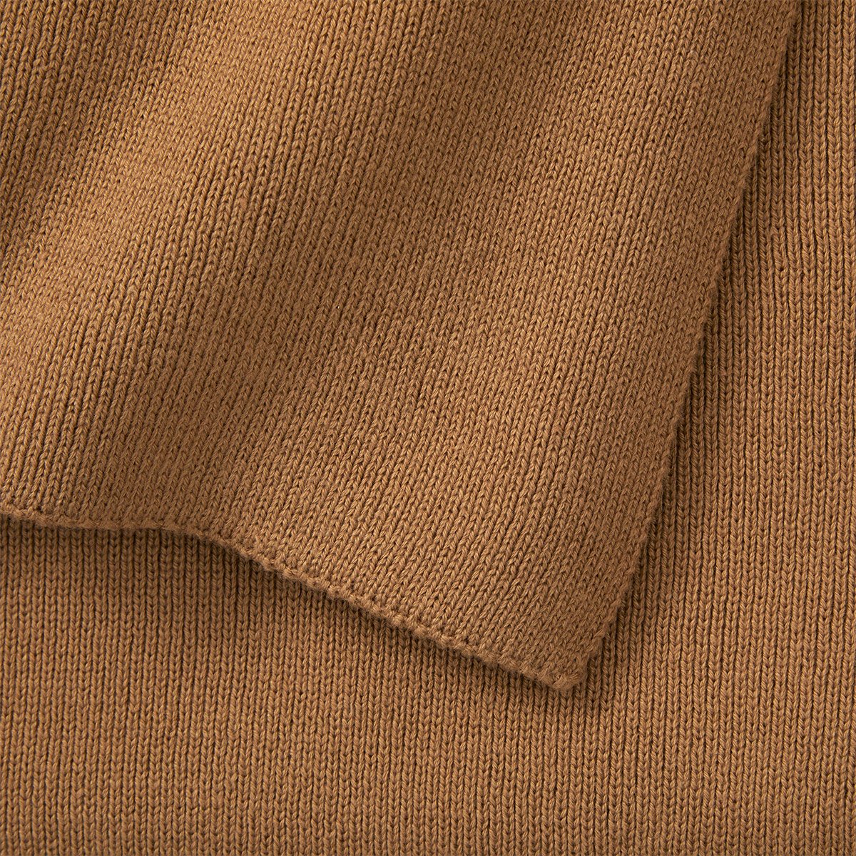 Plaid en coton acrylique, bold logo BOSS HOME Marron