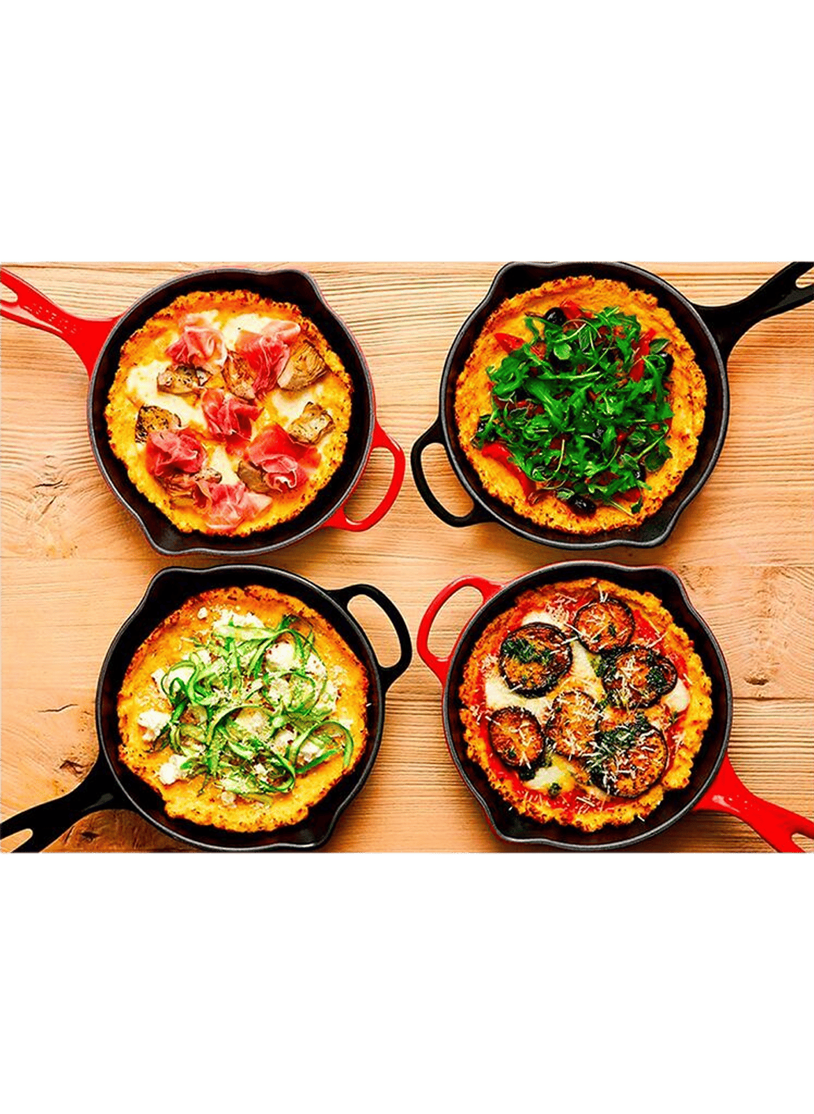 Poêle Skillet en fonte émaillée LE CREUSET Red