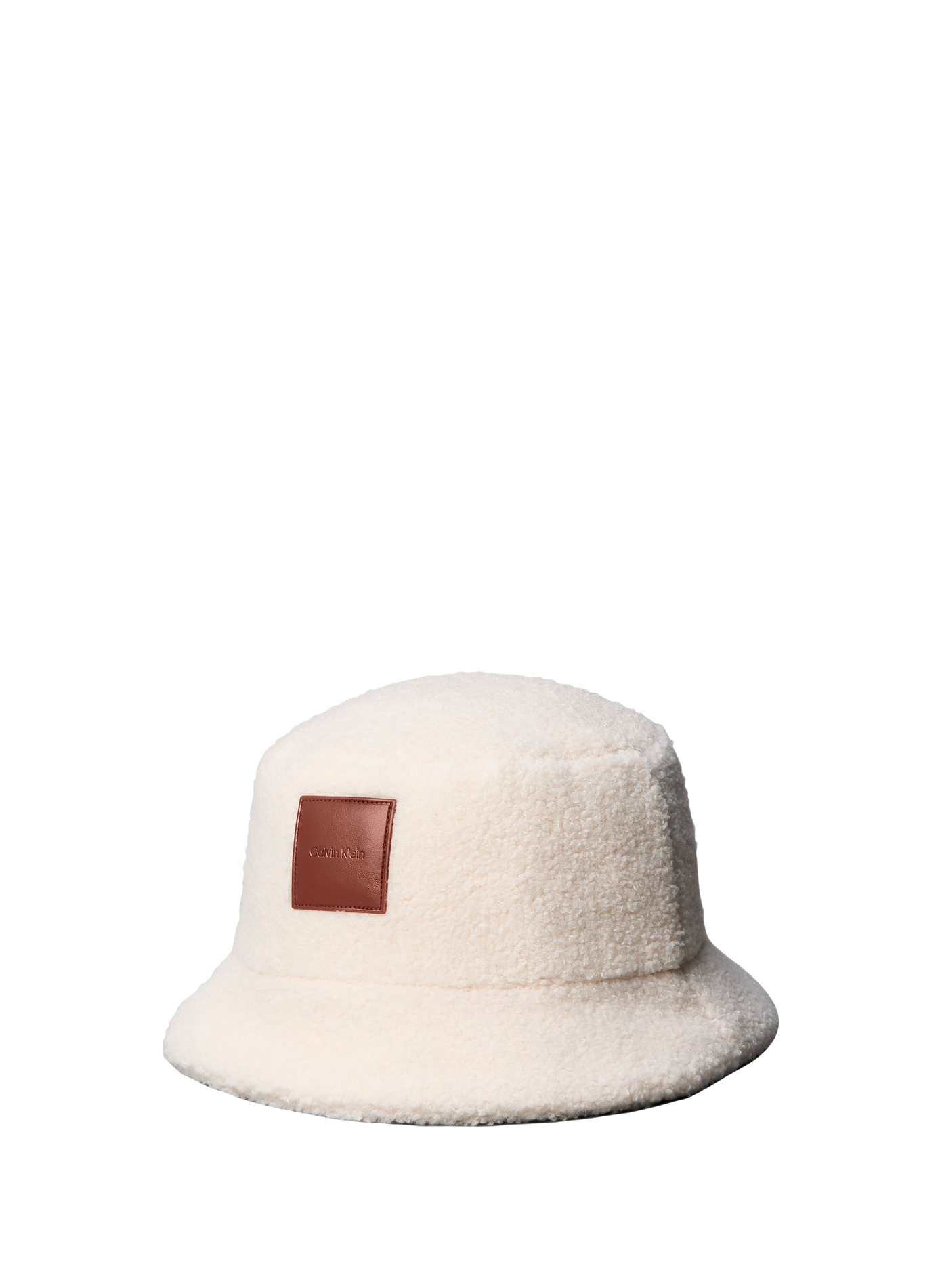 Bob shearling with logo CALVIN KLEIN Beige