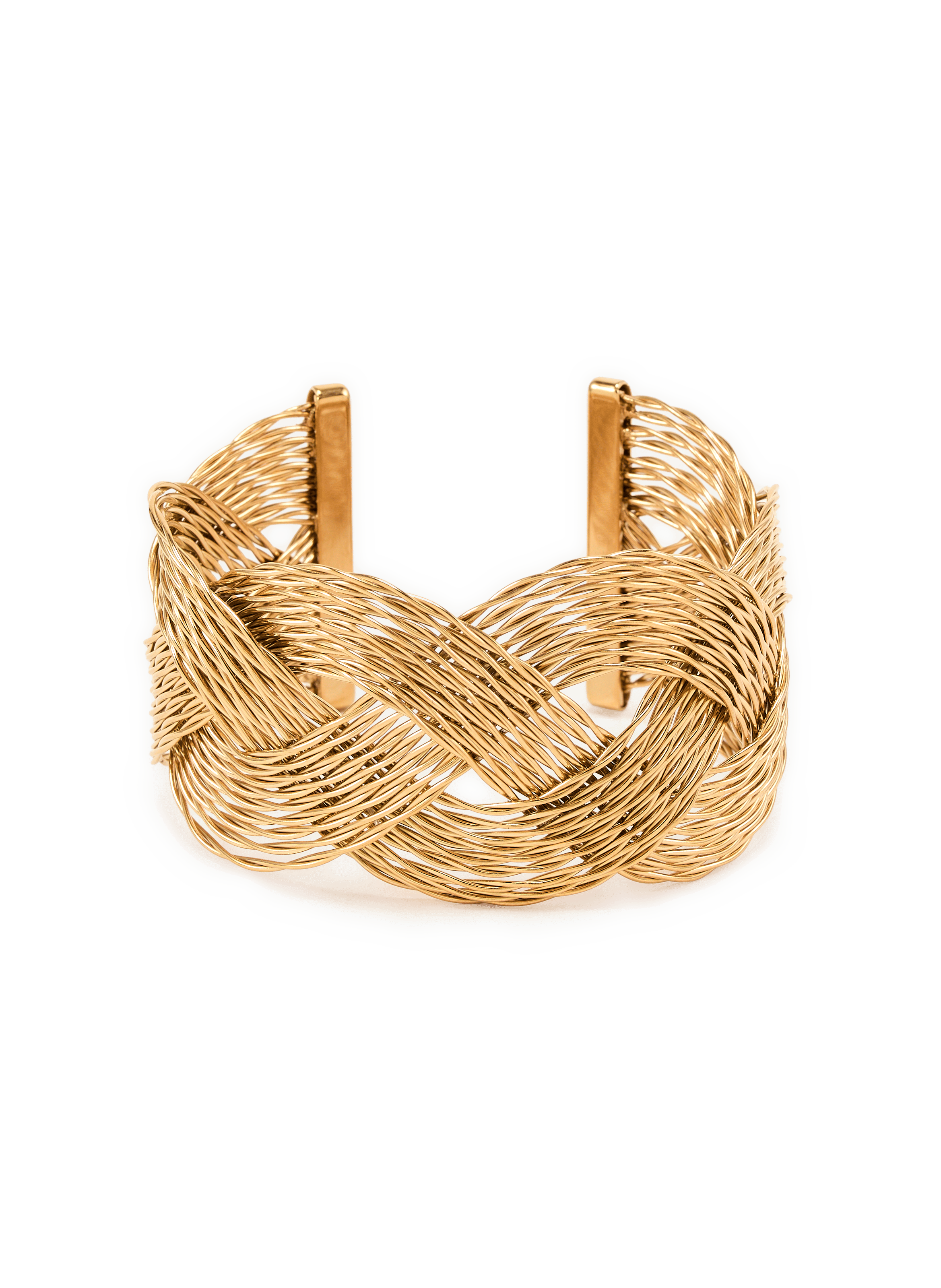 Twisted bangle bracelet AU PRINTEMPS PARIS Golden