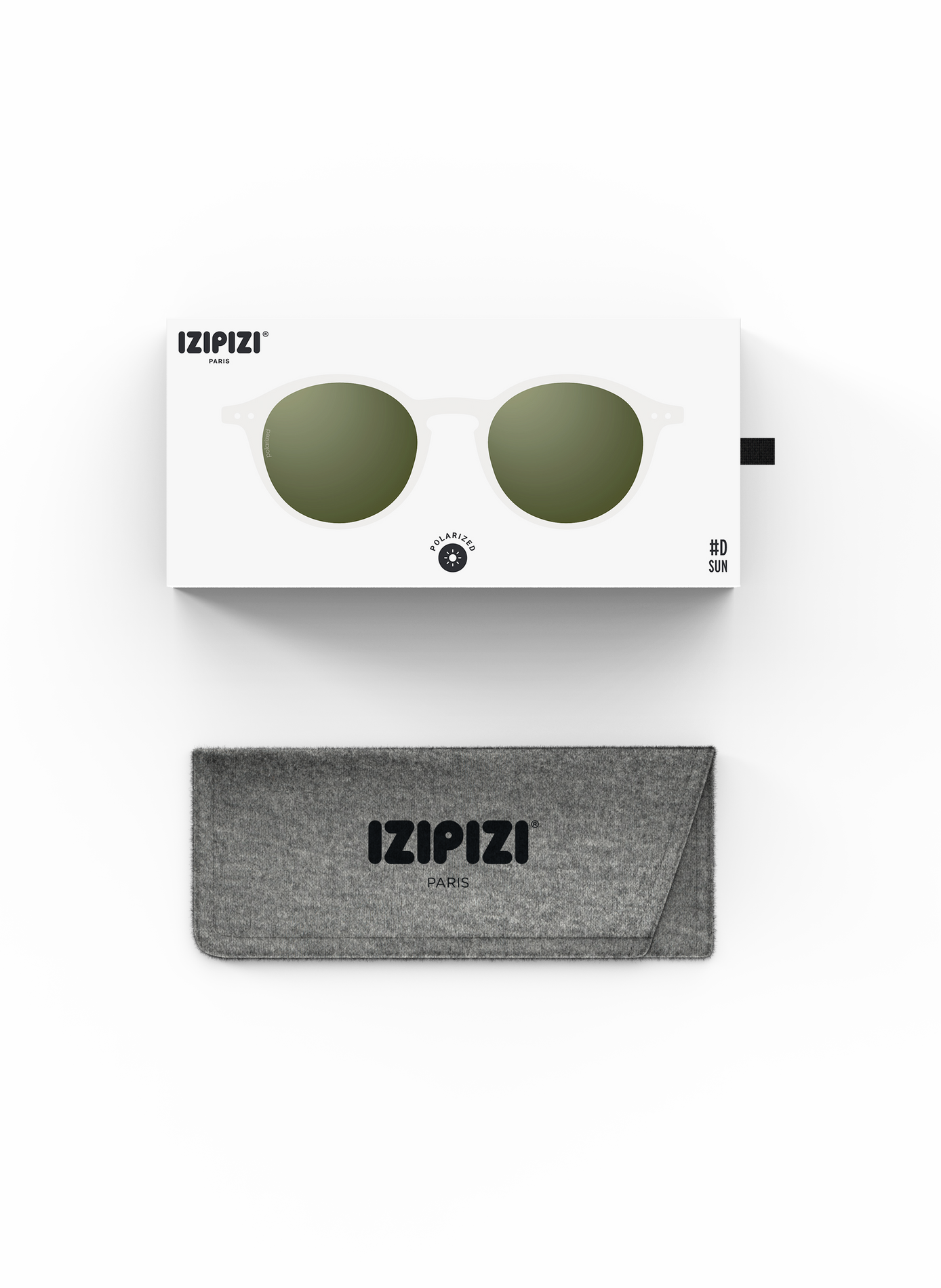 Transparent and round sunglasses IZIPIZI Transparent