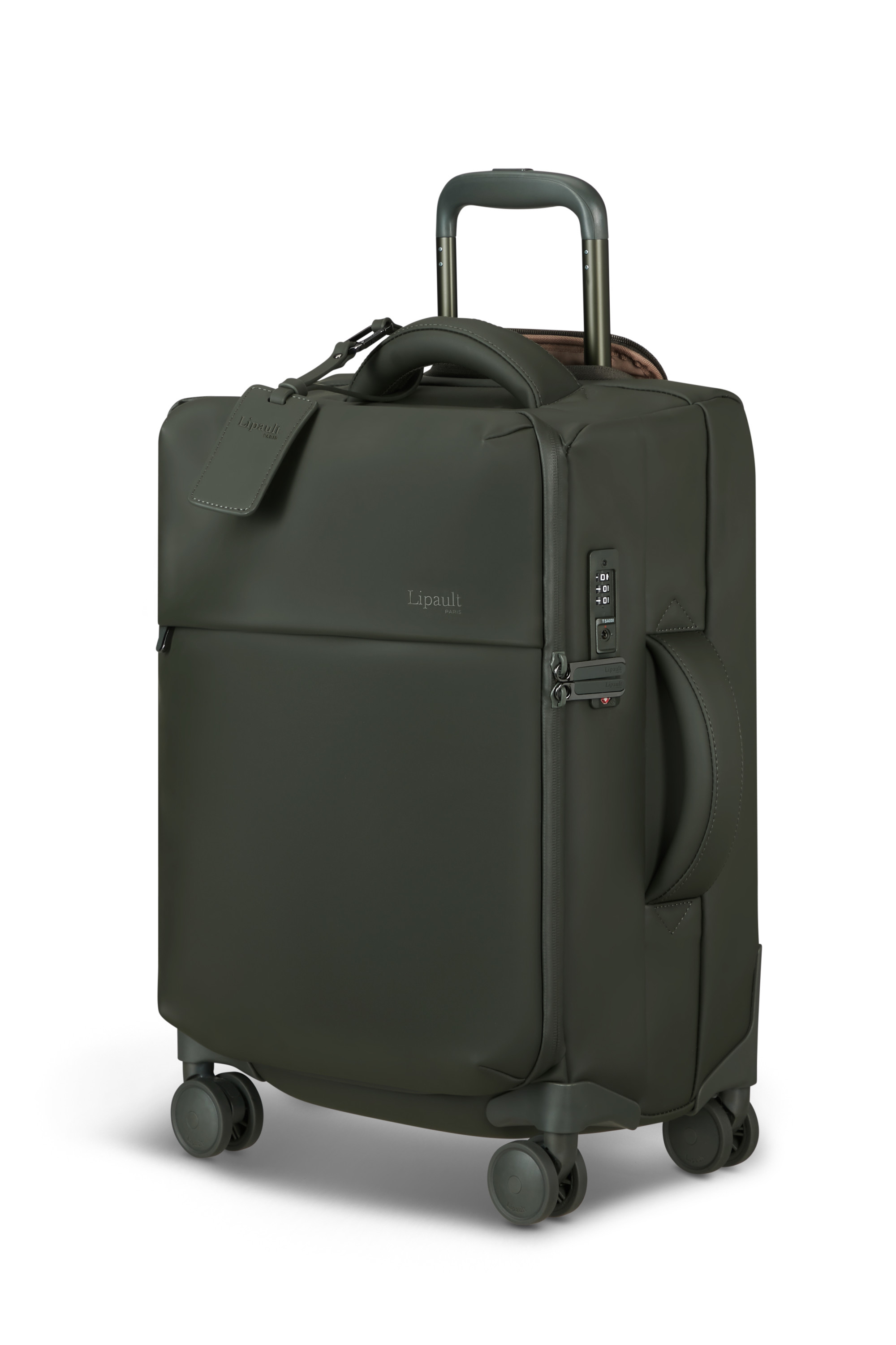 Lost in berlin valise 4 roues taille s LIPAULT PARIS Kaki