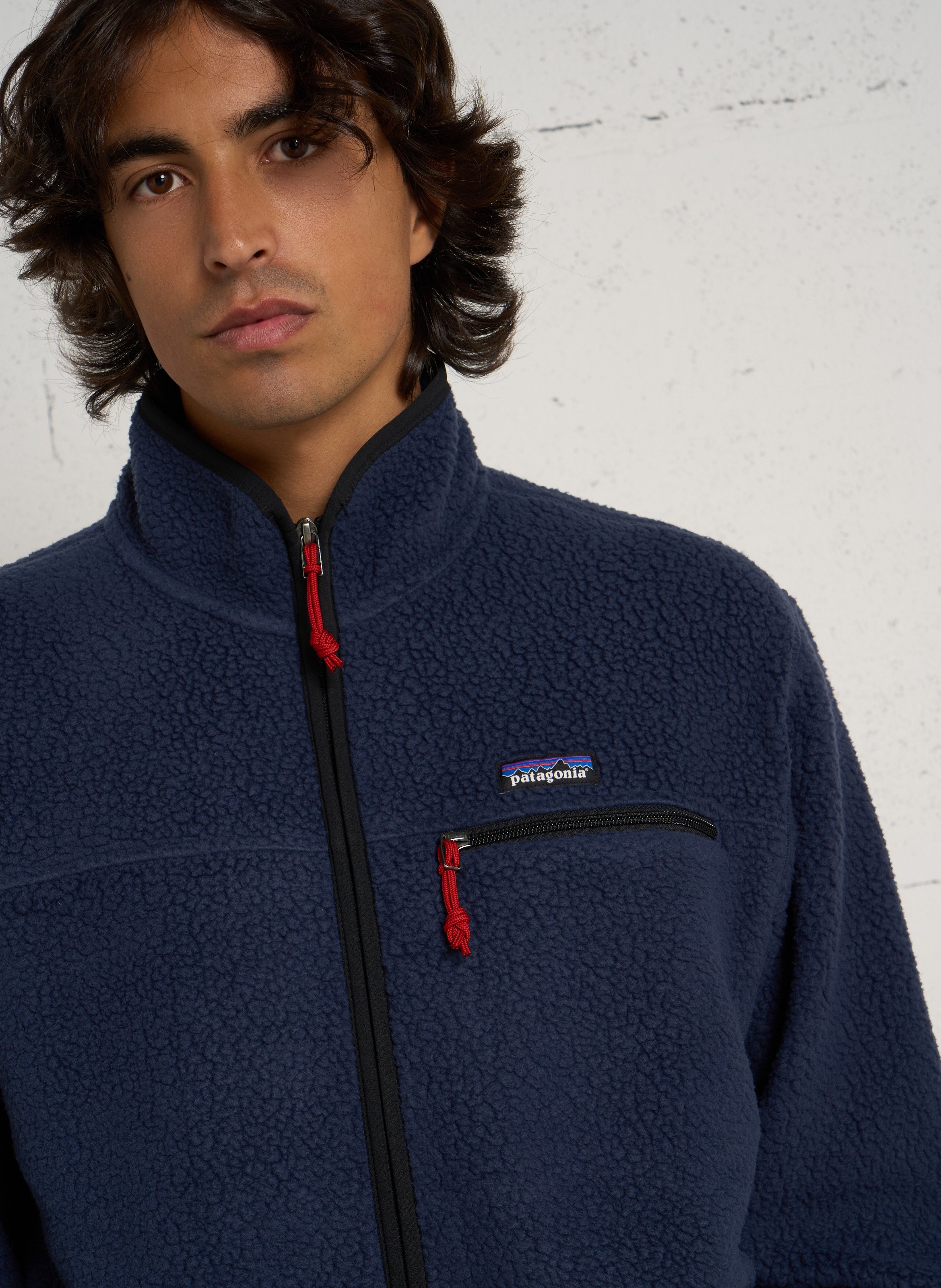 Oversized polar fleece met opstaande kraag PATAGONIA Blauw