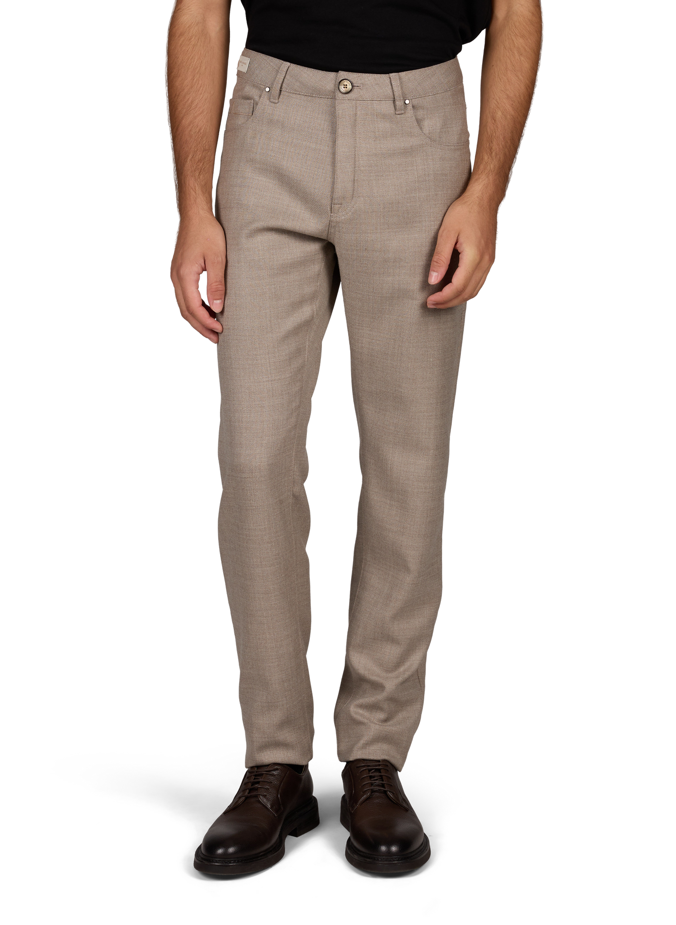 Pantalon slim en laine vierge PAUL & SHARK Bleu