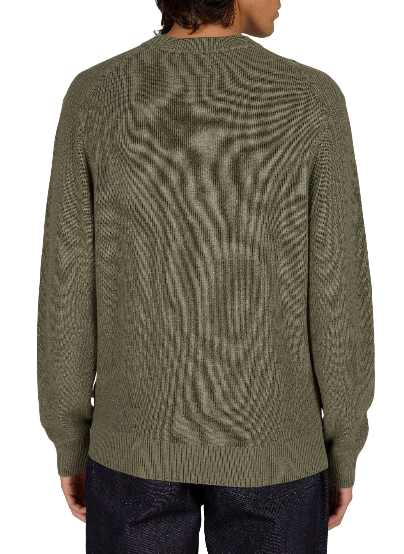 Pull droit uni col rond NN.07 Kaki