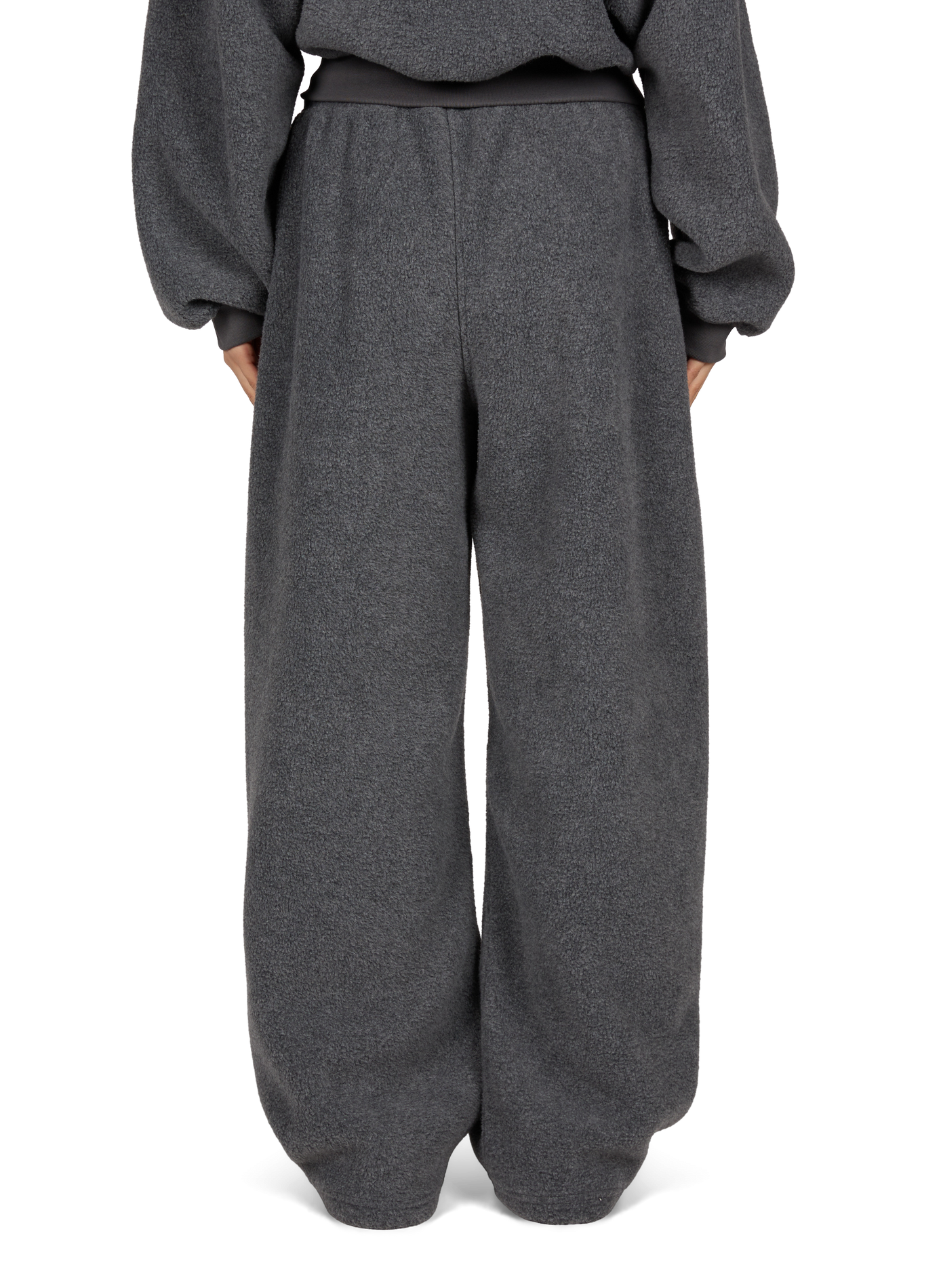 Fluffy wide-leg trousers ALEXANDER WANG Grey