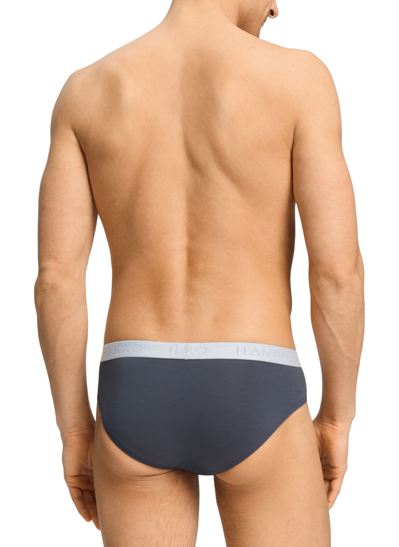 Set van 3 slips Essentials | Grijs HANRO Heren