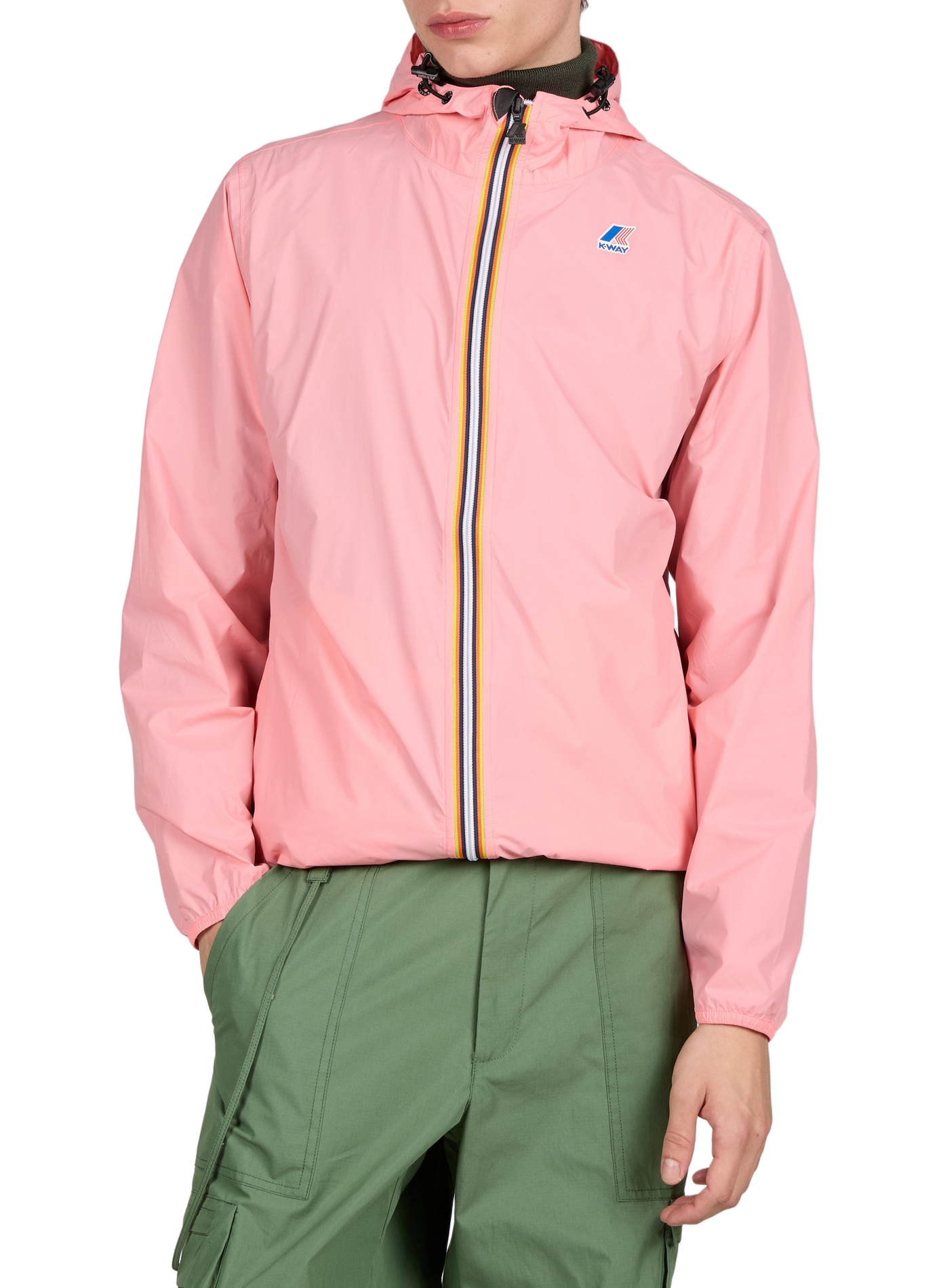 Le Vrai 4.0 Claude Short Waterproof Jacket K-WAY Pink
