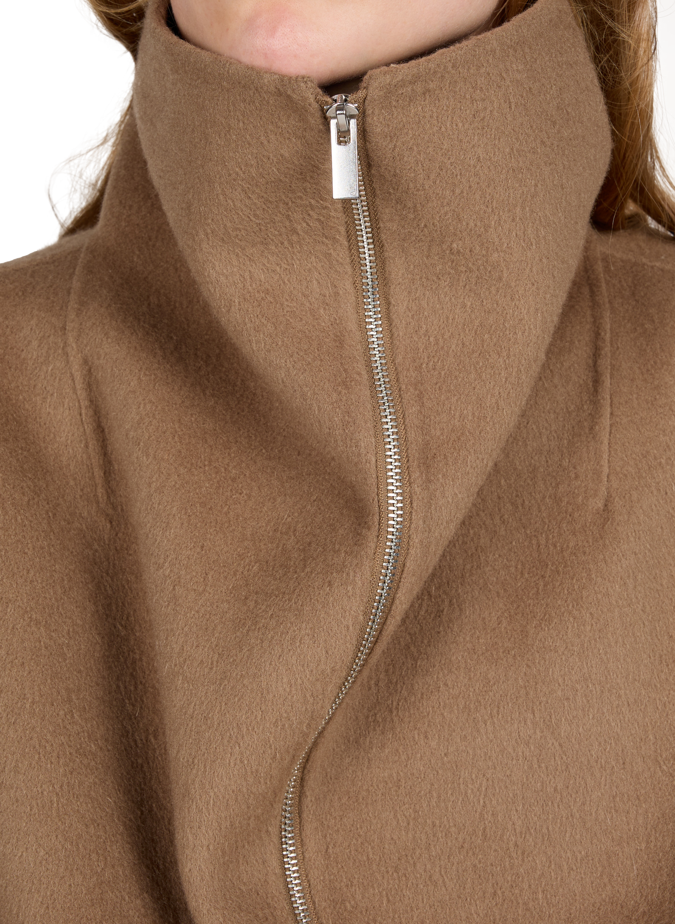 Lindy Oversized Wool Jacket ALMADA Brown