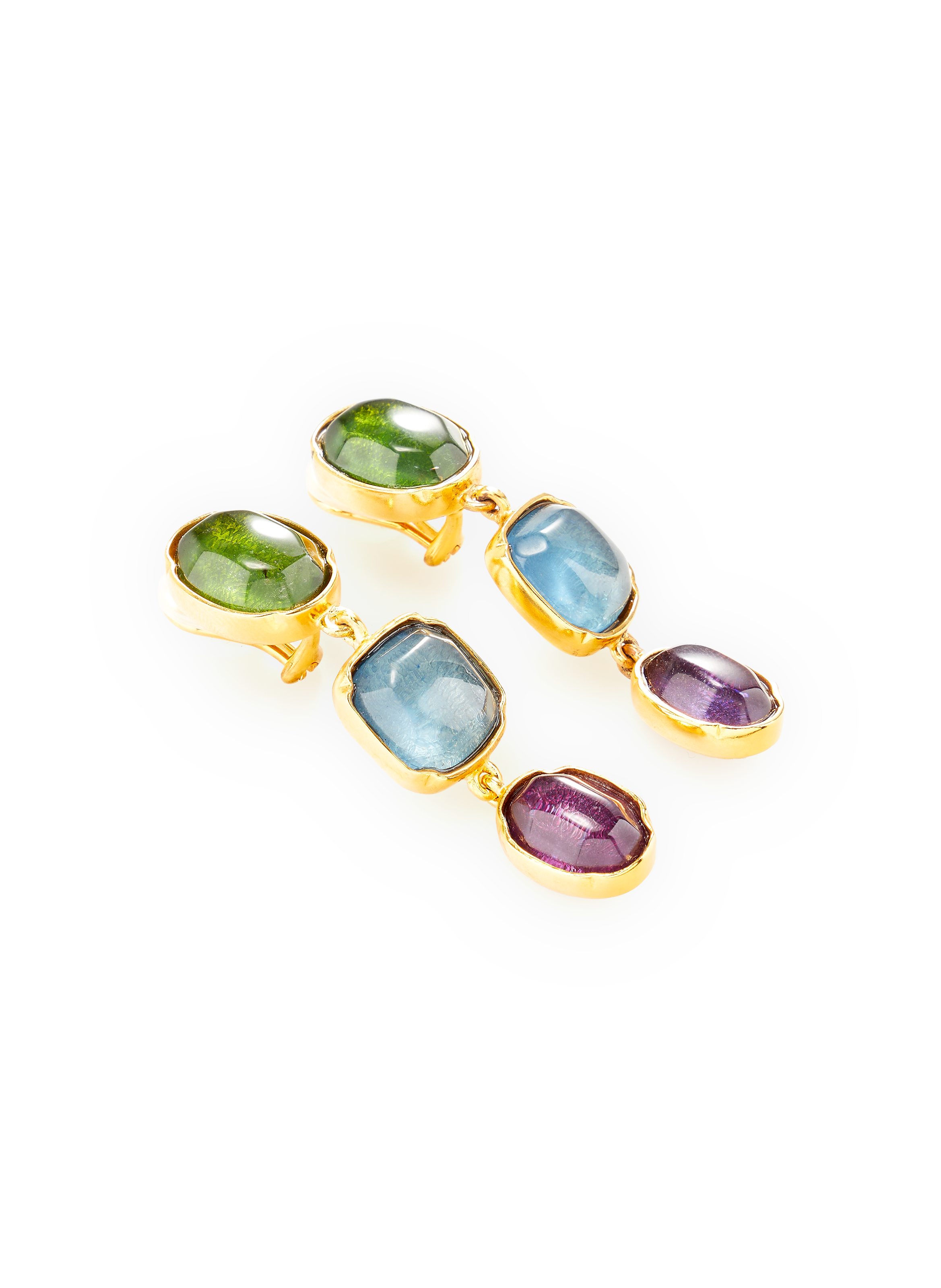 Boucles d'oreille Cabochons