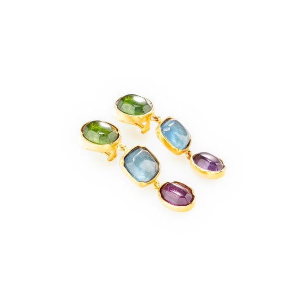 Boucles d'oreille Cabochons