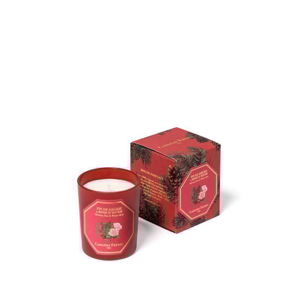 Bougie parfumée - Pin de Sibérie Rose d'Hiver