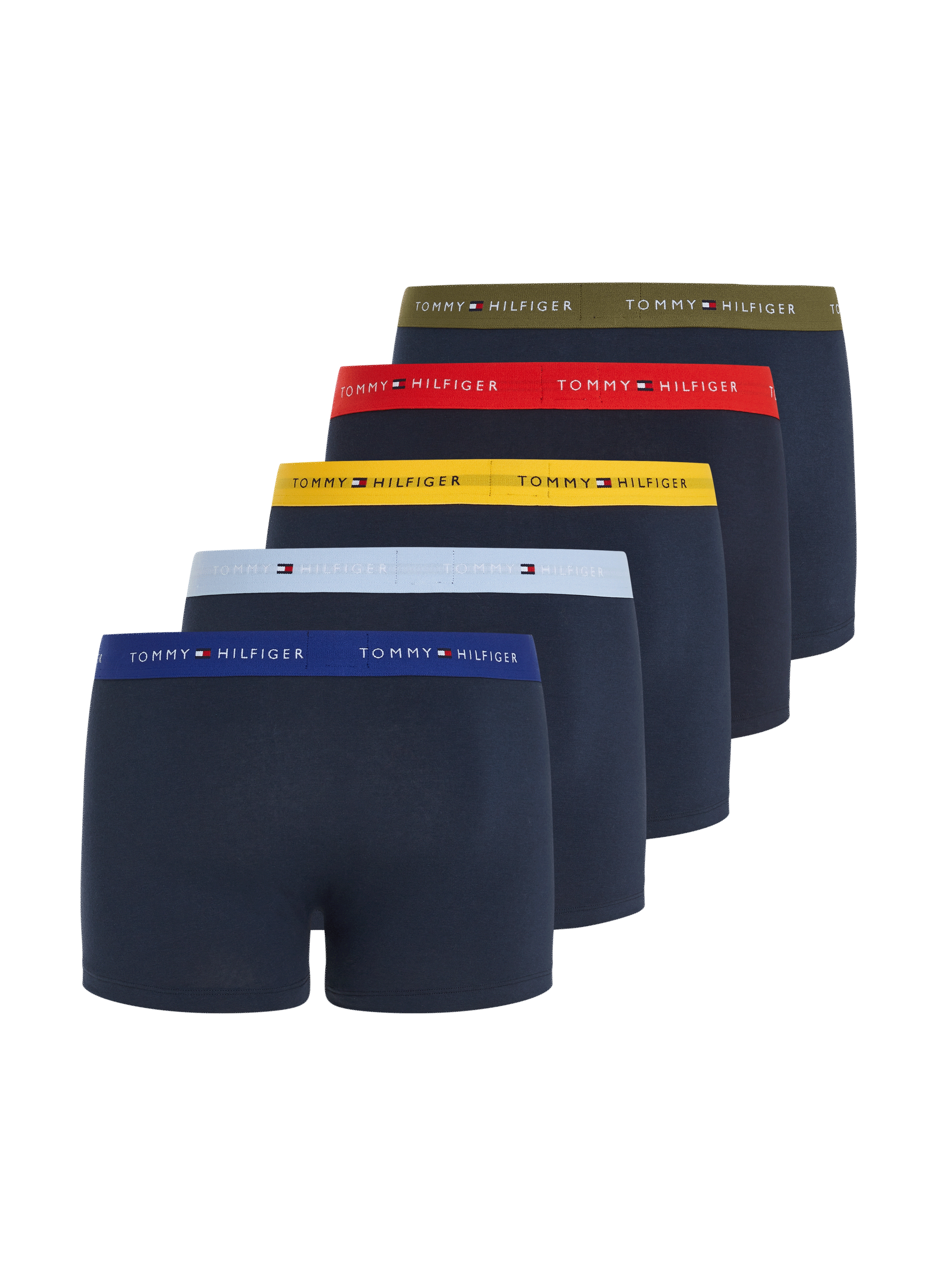 Lot de cinq boxers en coton