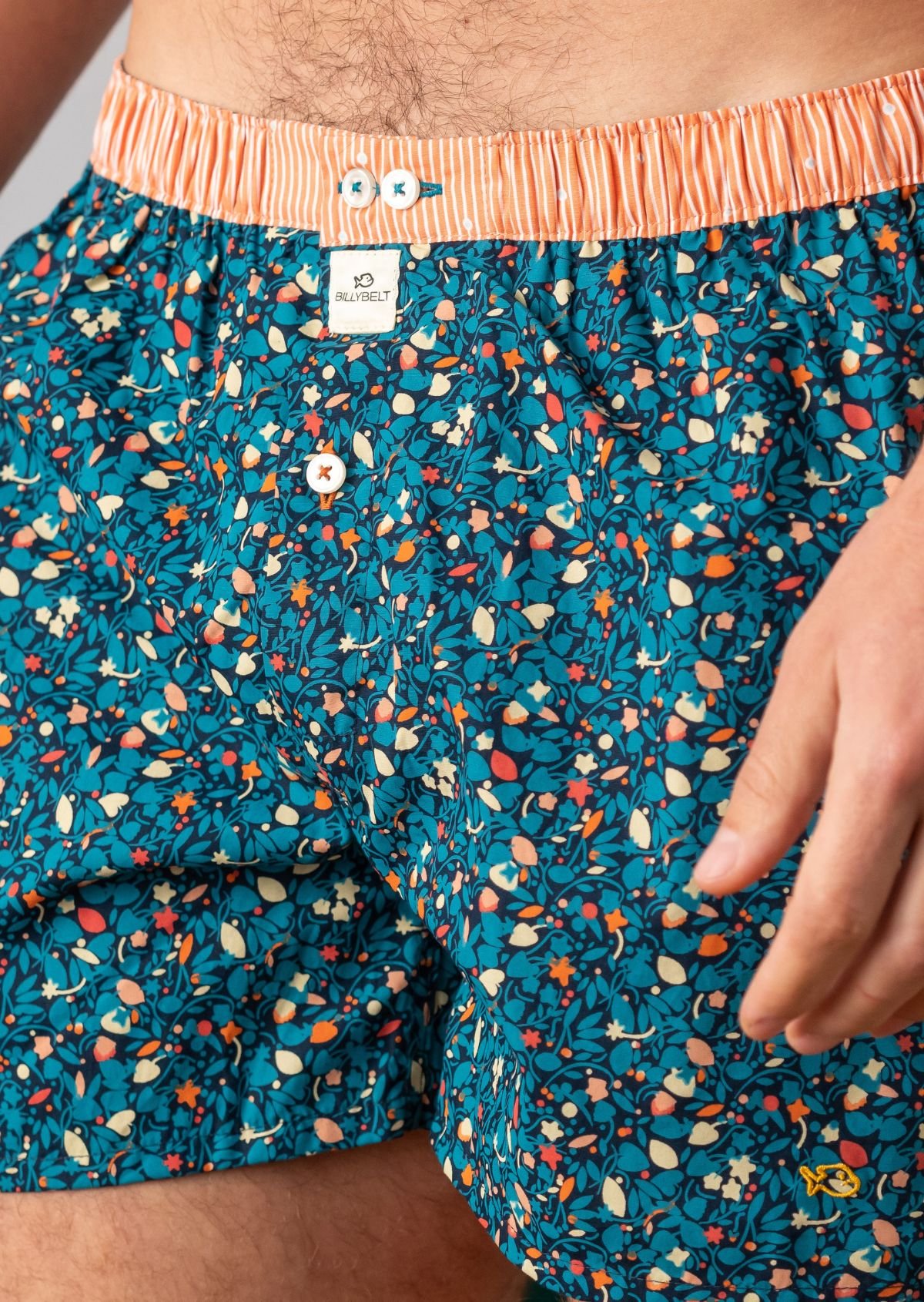 Caleçon en coton biologique BILLYBELT Bleu