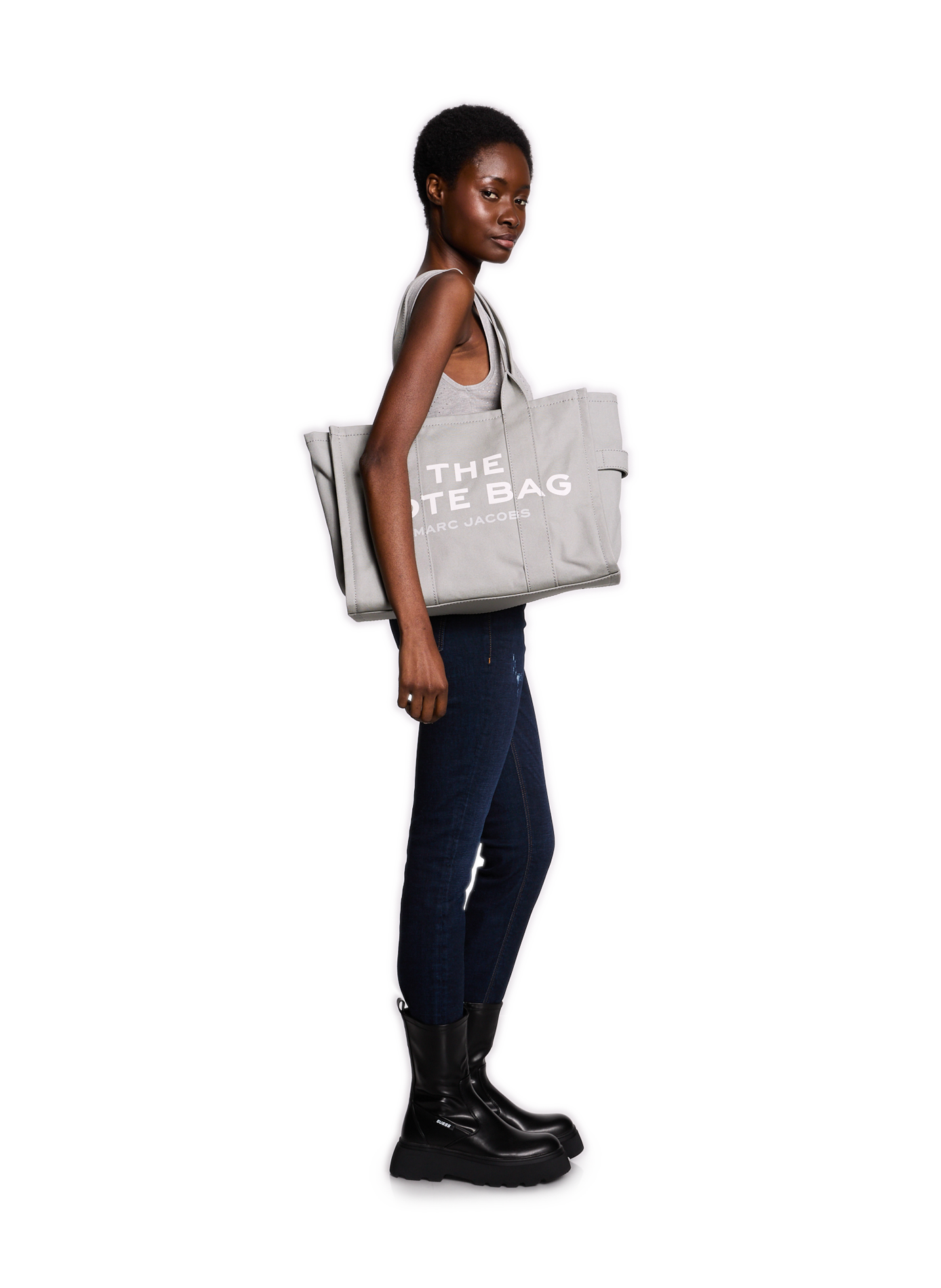 Sac cabas The Canvas Large Tote Bag MARC JACOBS Gris