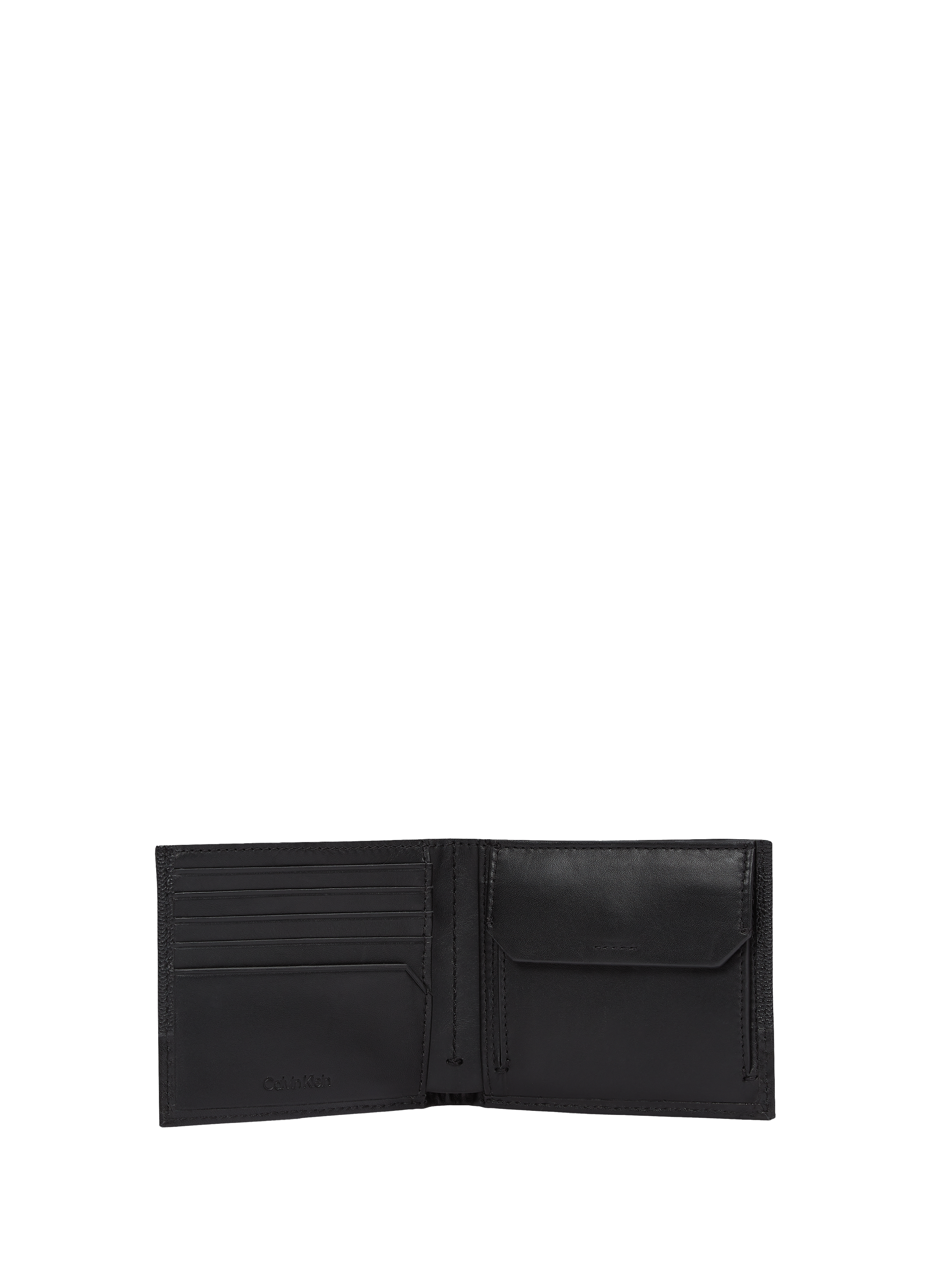 Portefeuille en cuir CALVIN KLEIN Noir