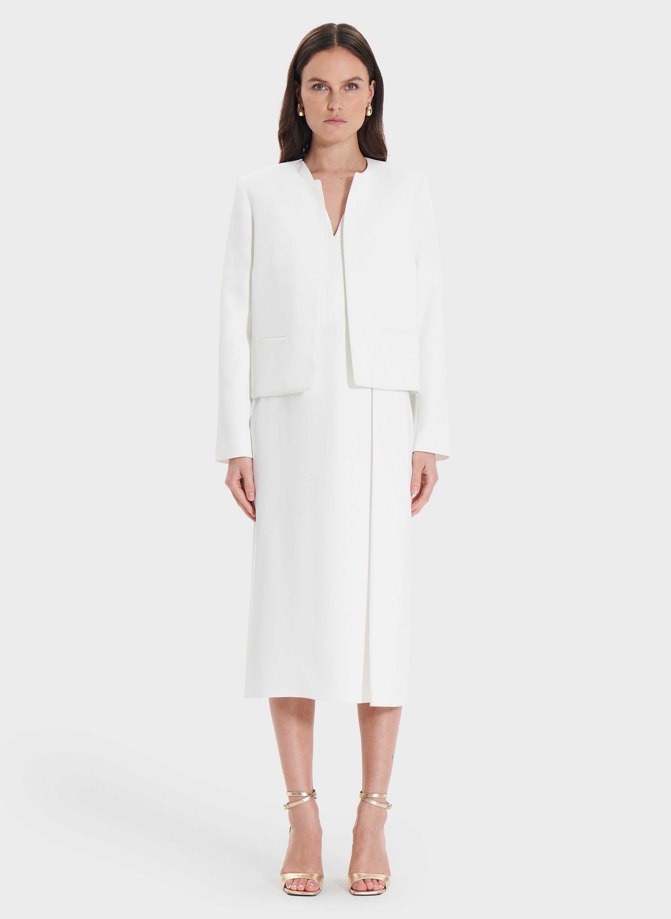 Veste  vincenzo ZAPA Blanc