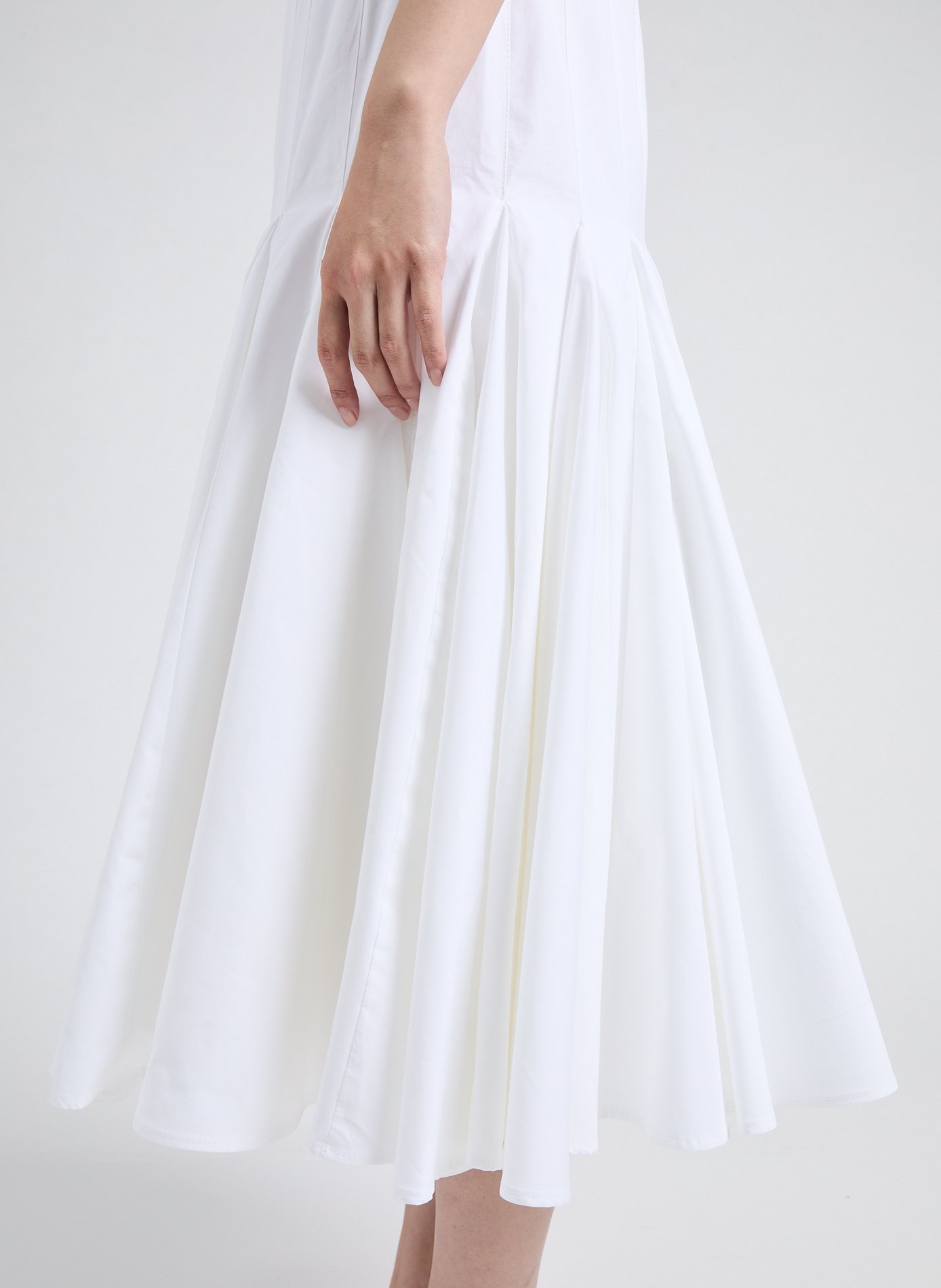 La robe Agave en coton Blanc