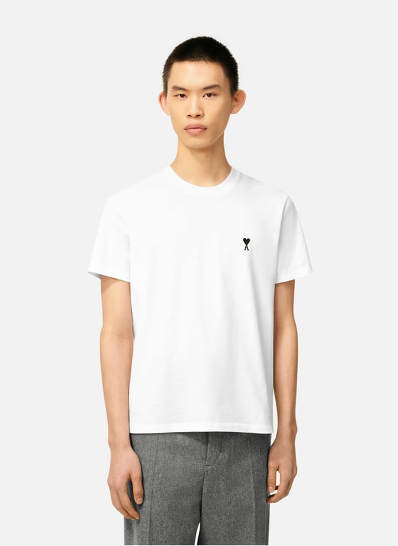 T-shirt ami de coeur en coton Blanc by AMI PARIS AMI PARIS T-shirt ami de coeur en coton Blanc