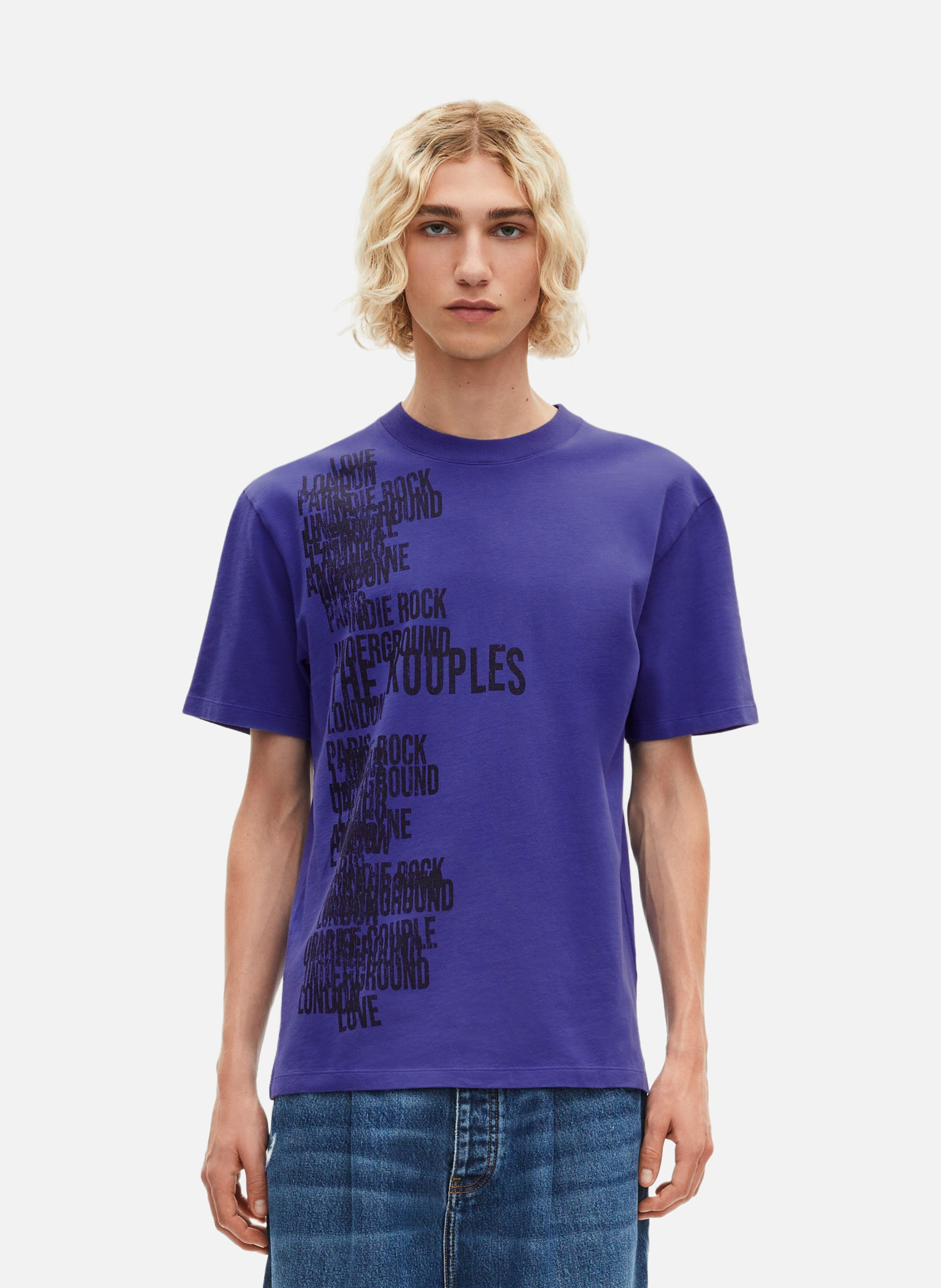 T-shirt avec sérigraphie THE KOOPLES Violet