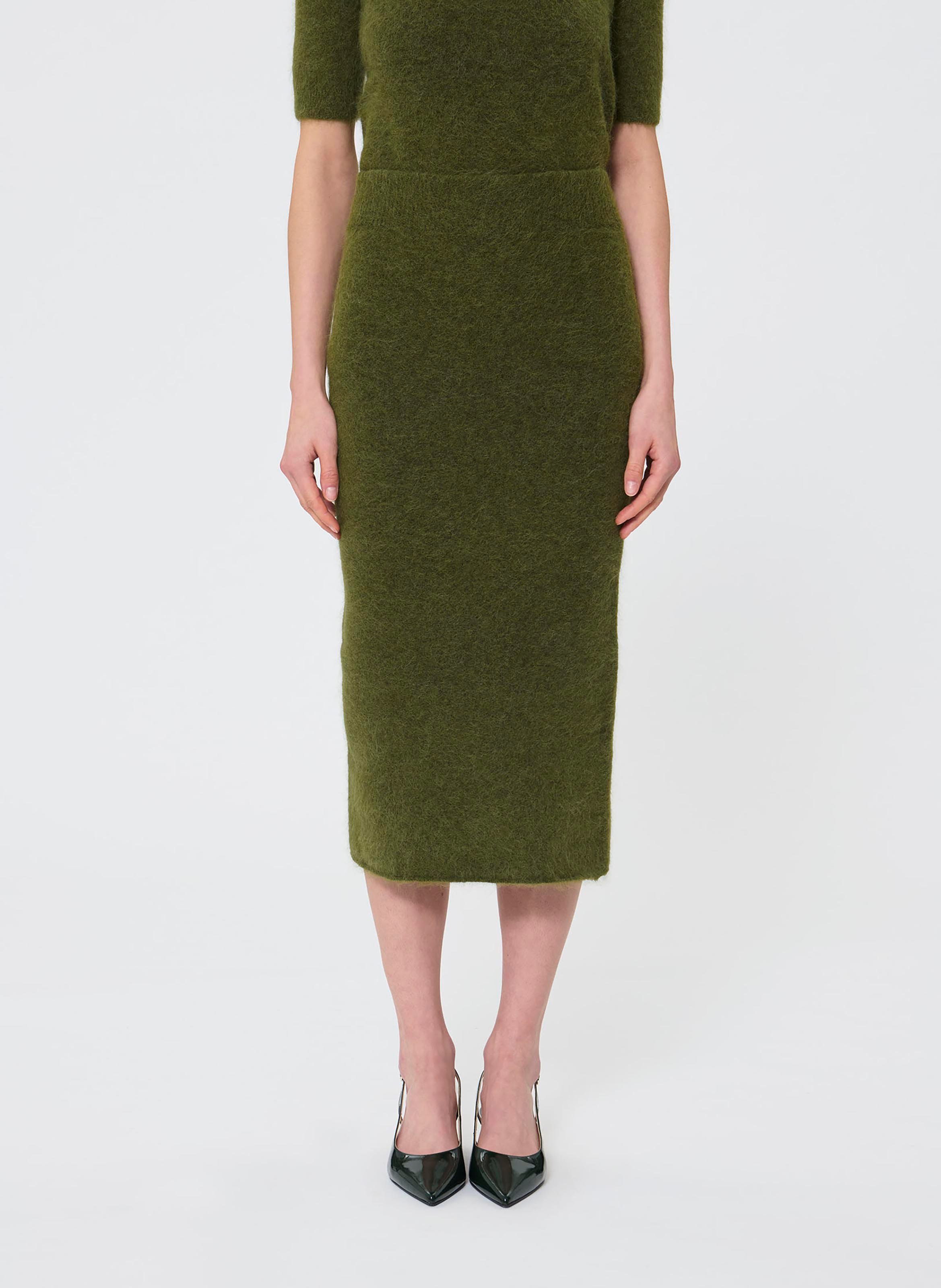 Jupe maille janna TARA JARMON Vert