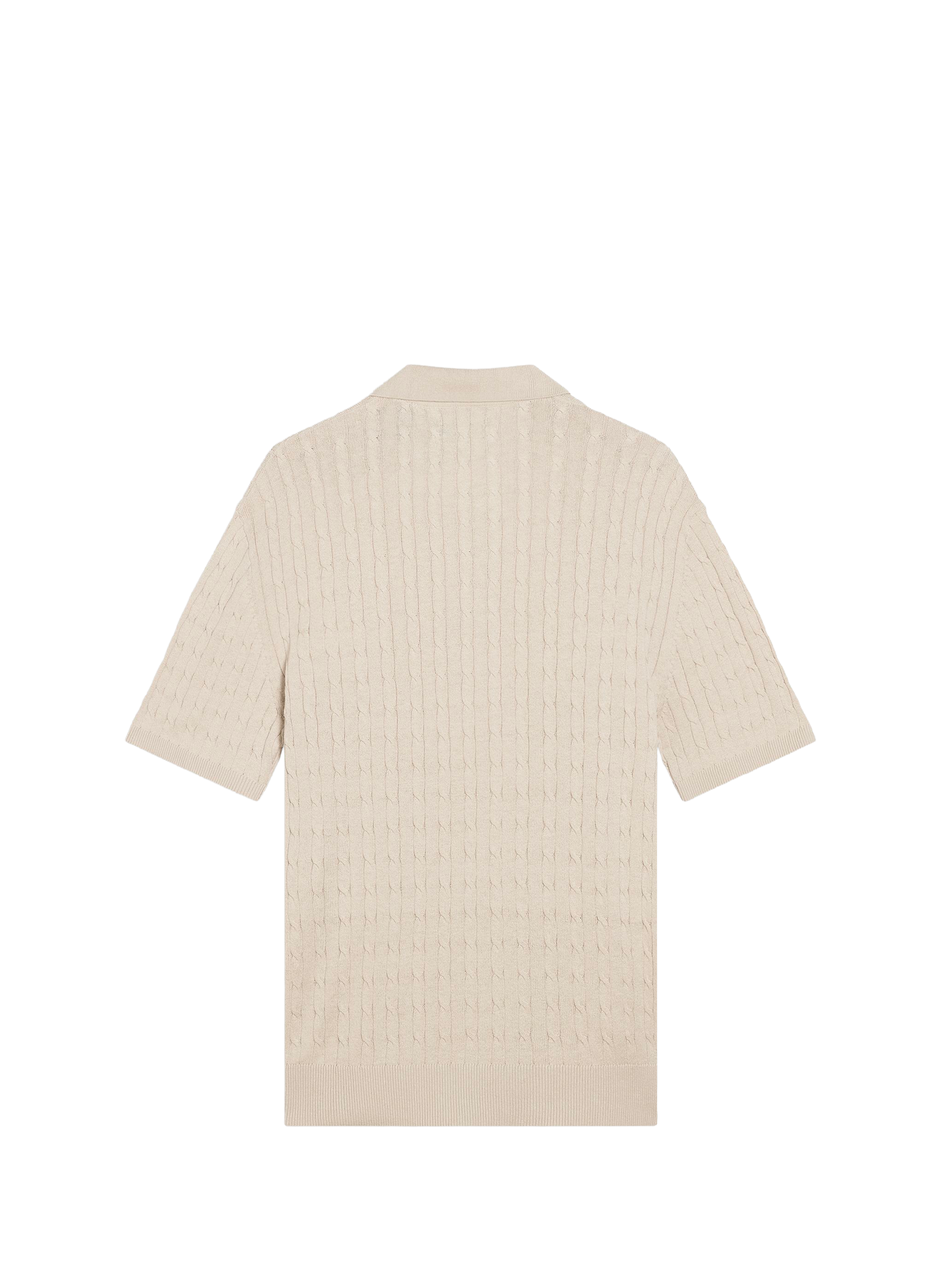 Striped polo in blended cotton DOCKERS Beige