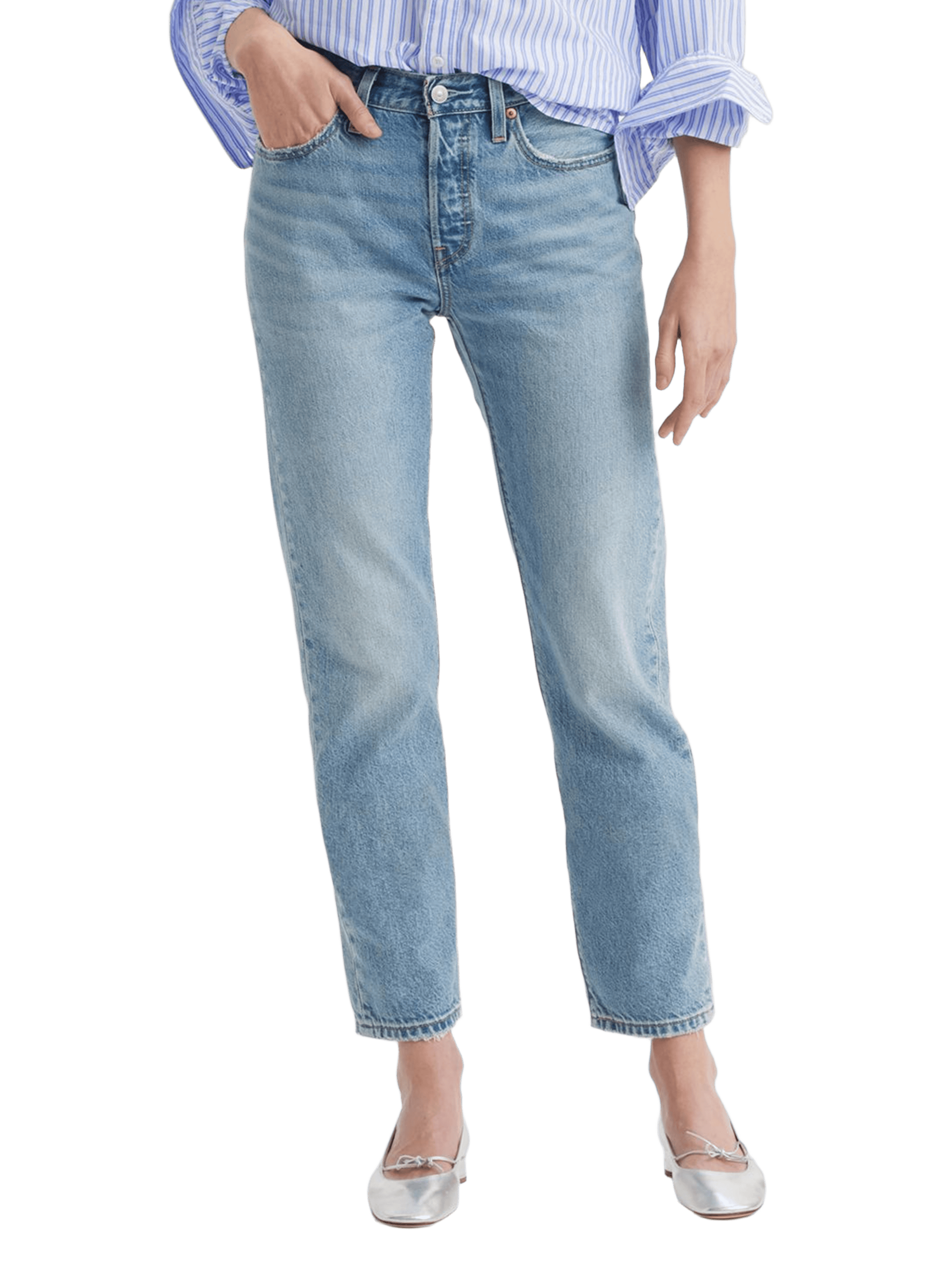 Jean 501 cropped LEVI&#039;S Bleu