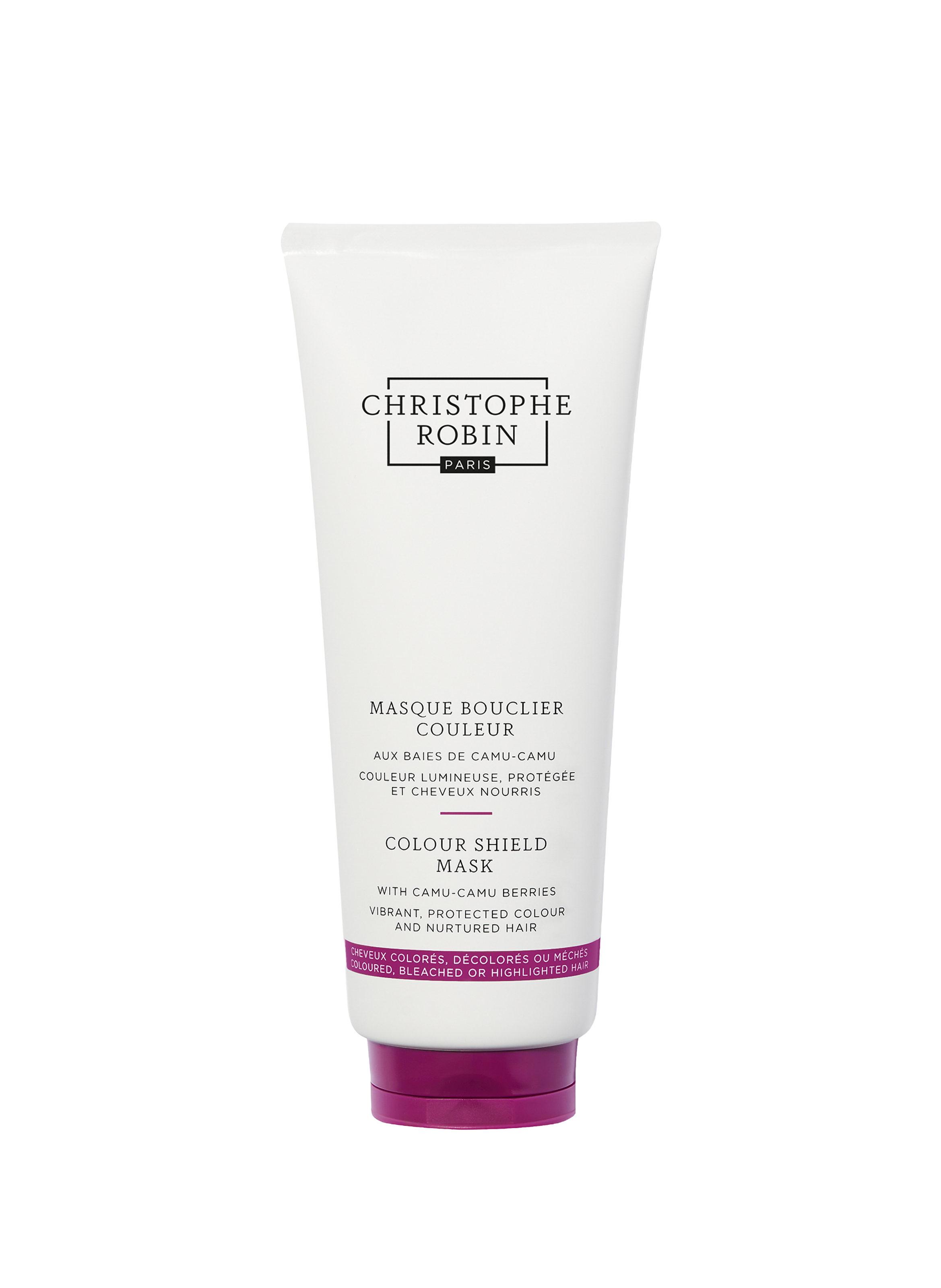 CHRISTOPHE ROBIN Masque bouclier couleur aux baies de camu-camu No color
