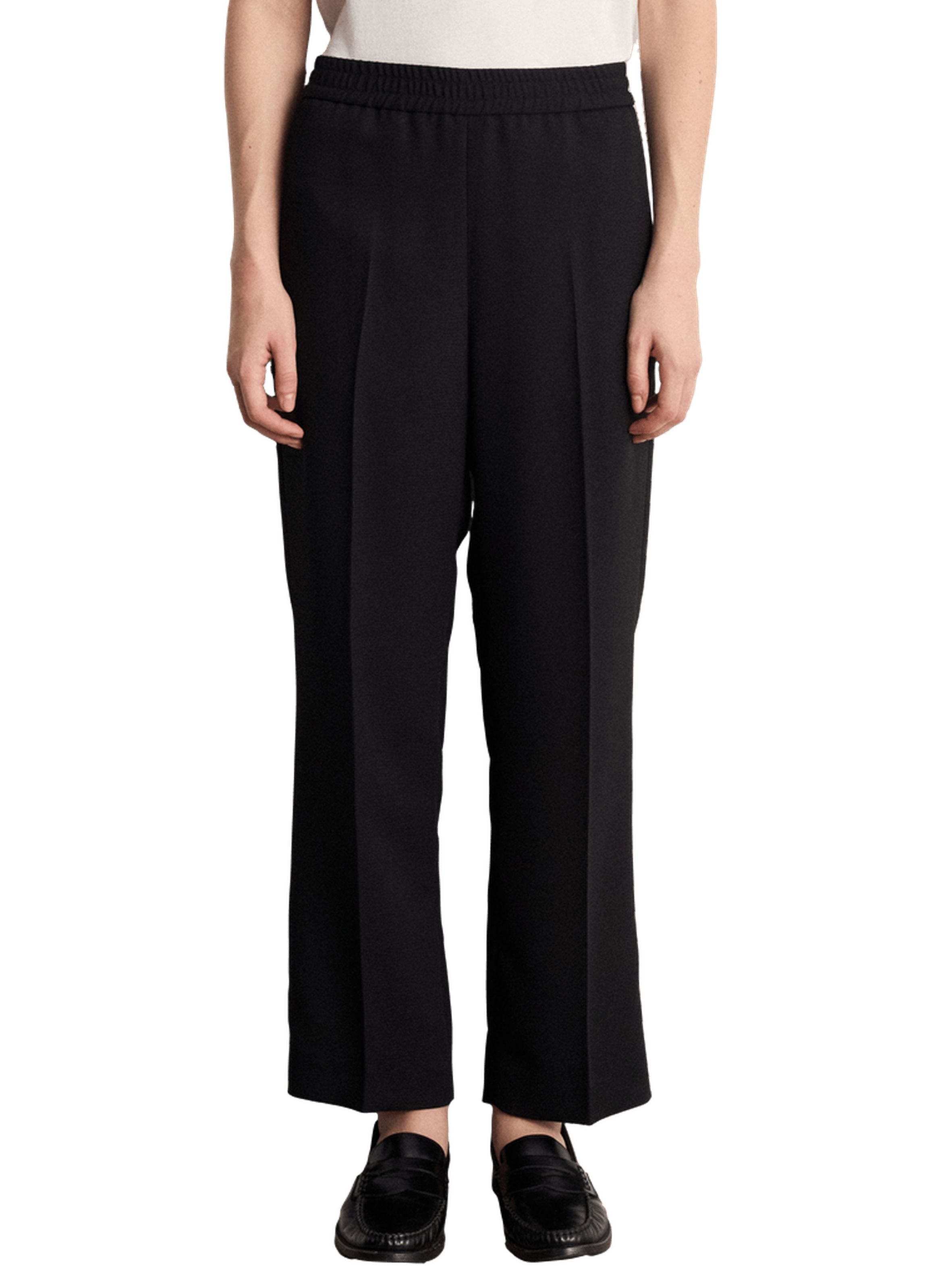 Pantalon fluide 7/8 de tailleur - bessy PABLO Noir