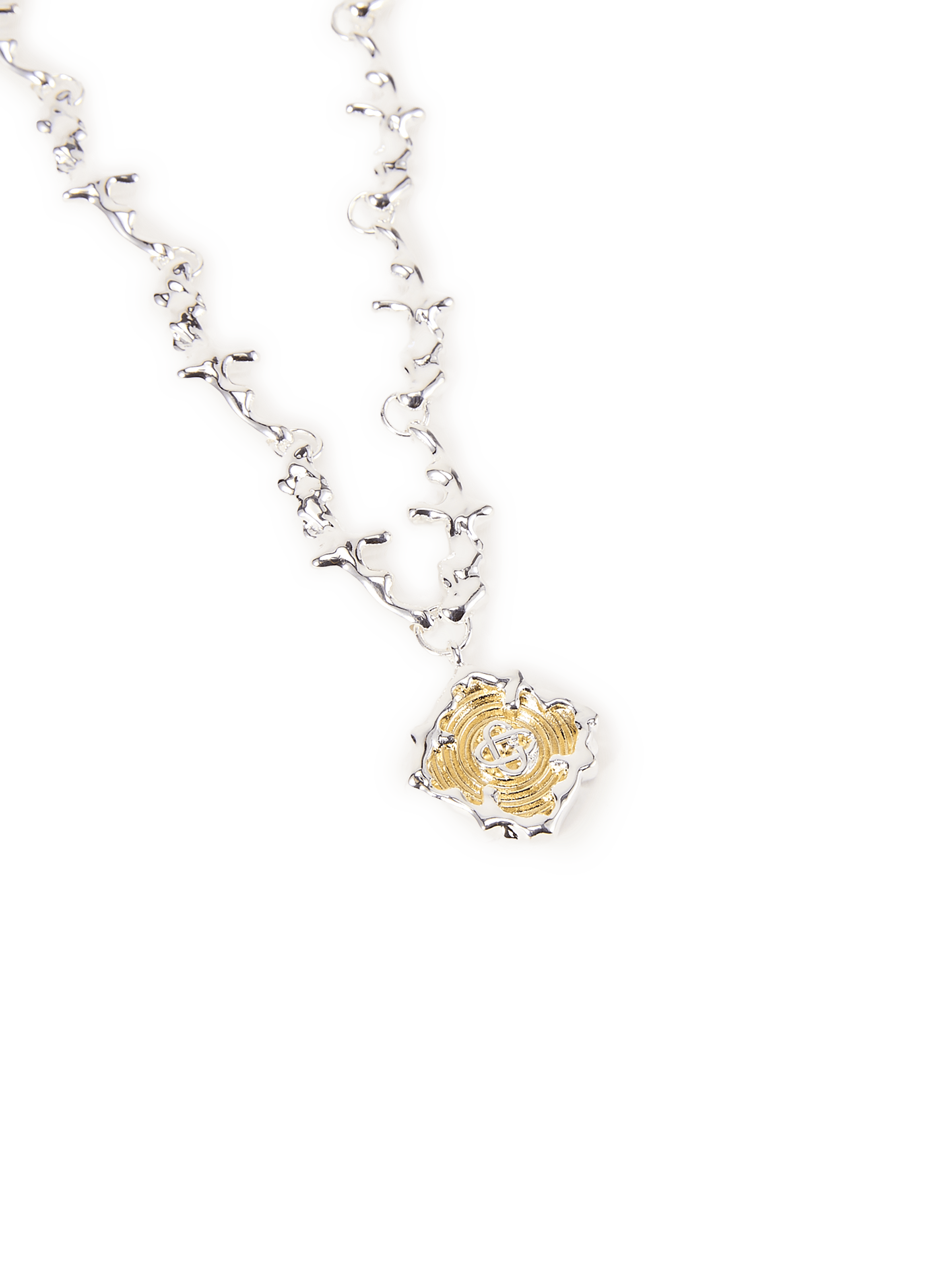 Collier pendentif Splash CASABLANCA PARIS Argent