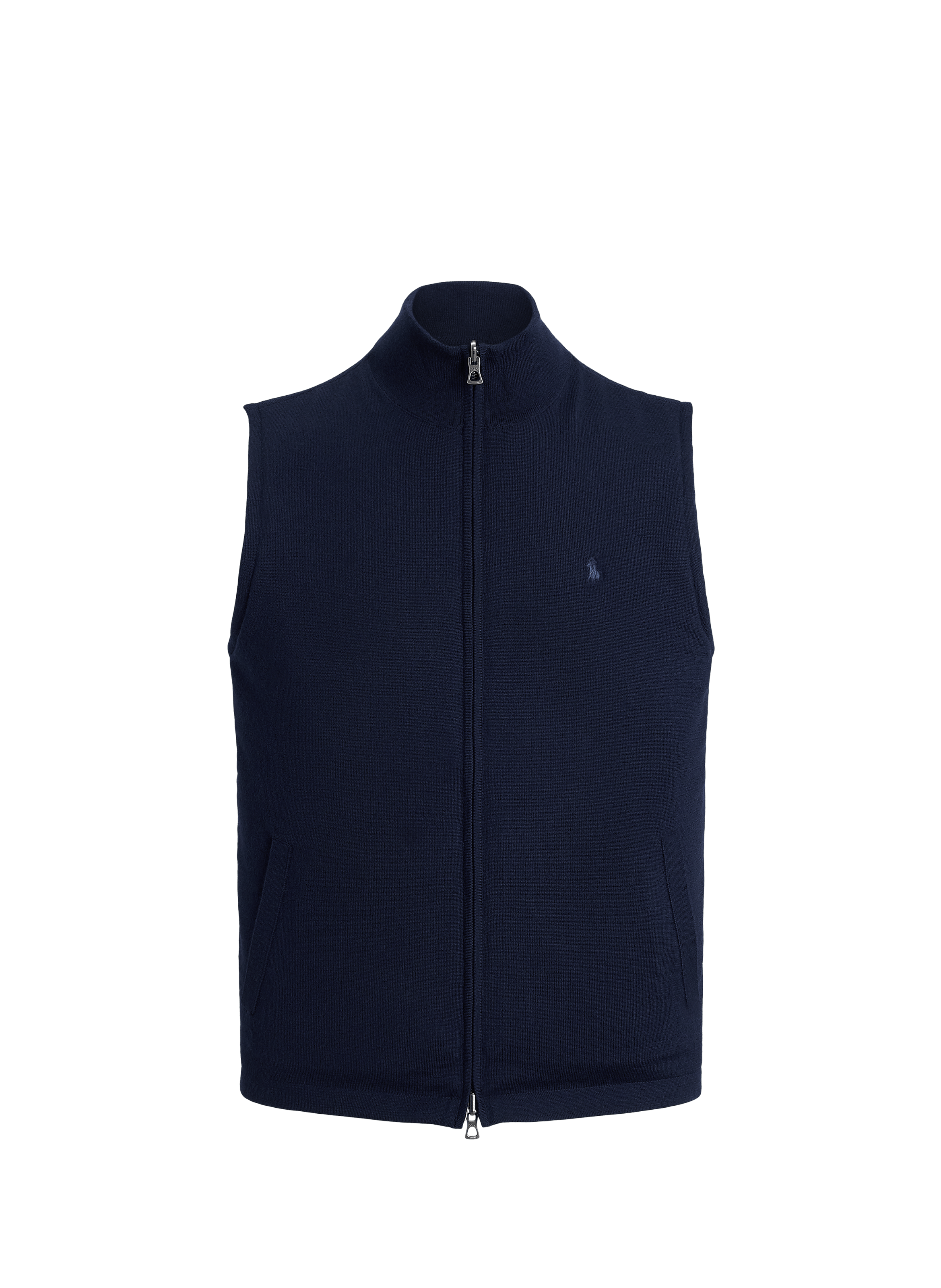 Ärmellose Wendeweste aus einer Mischung von Wolle. POLO RALPH LAUREN Blau