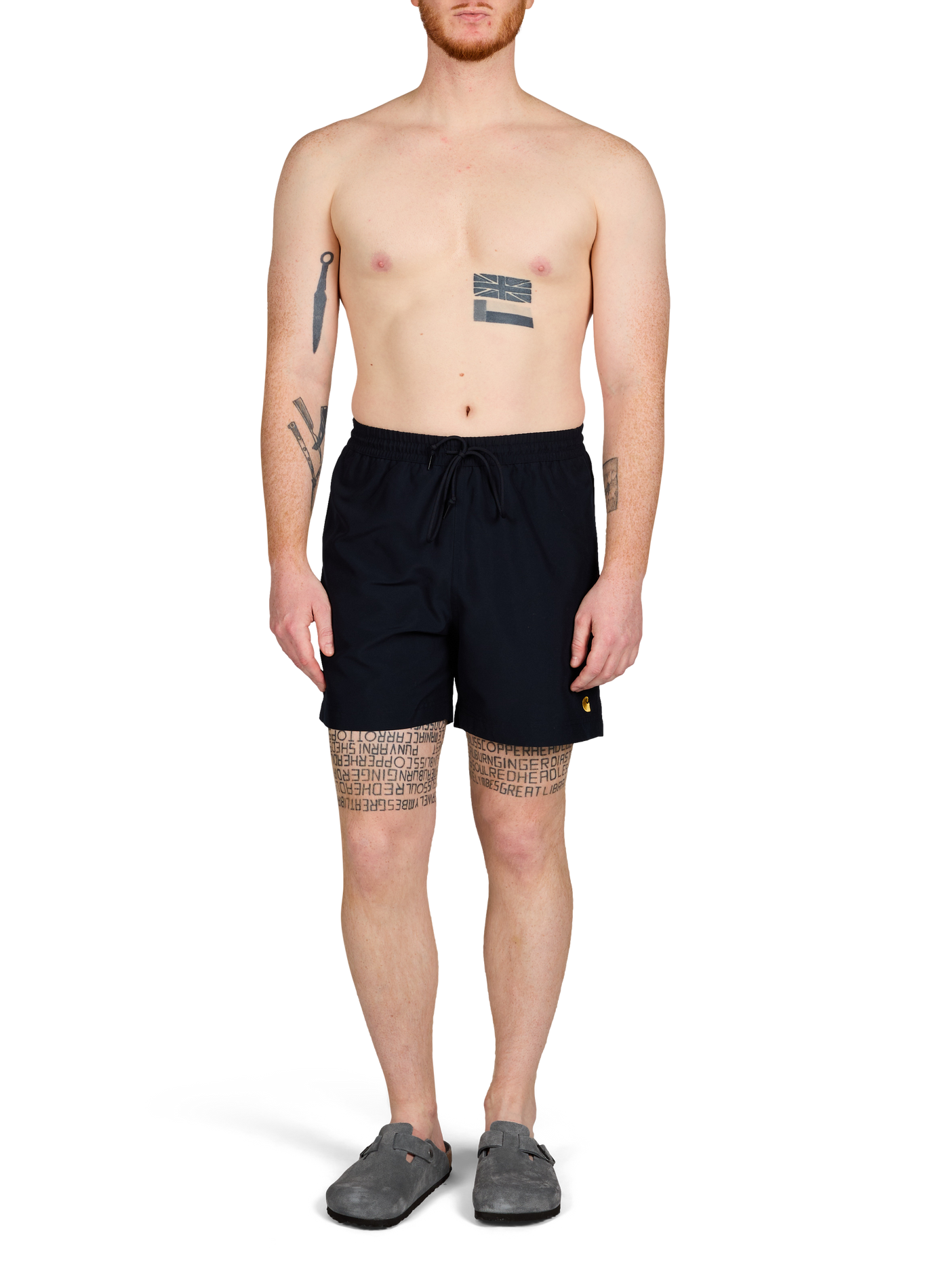 Short de bain à logo CARHARTT WIP Bleu