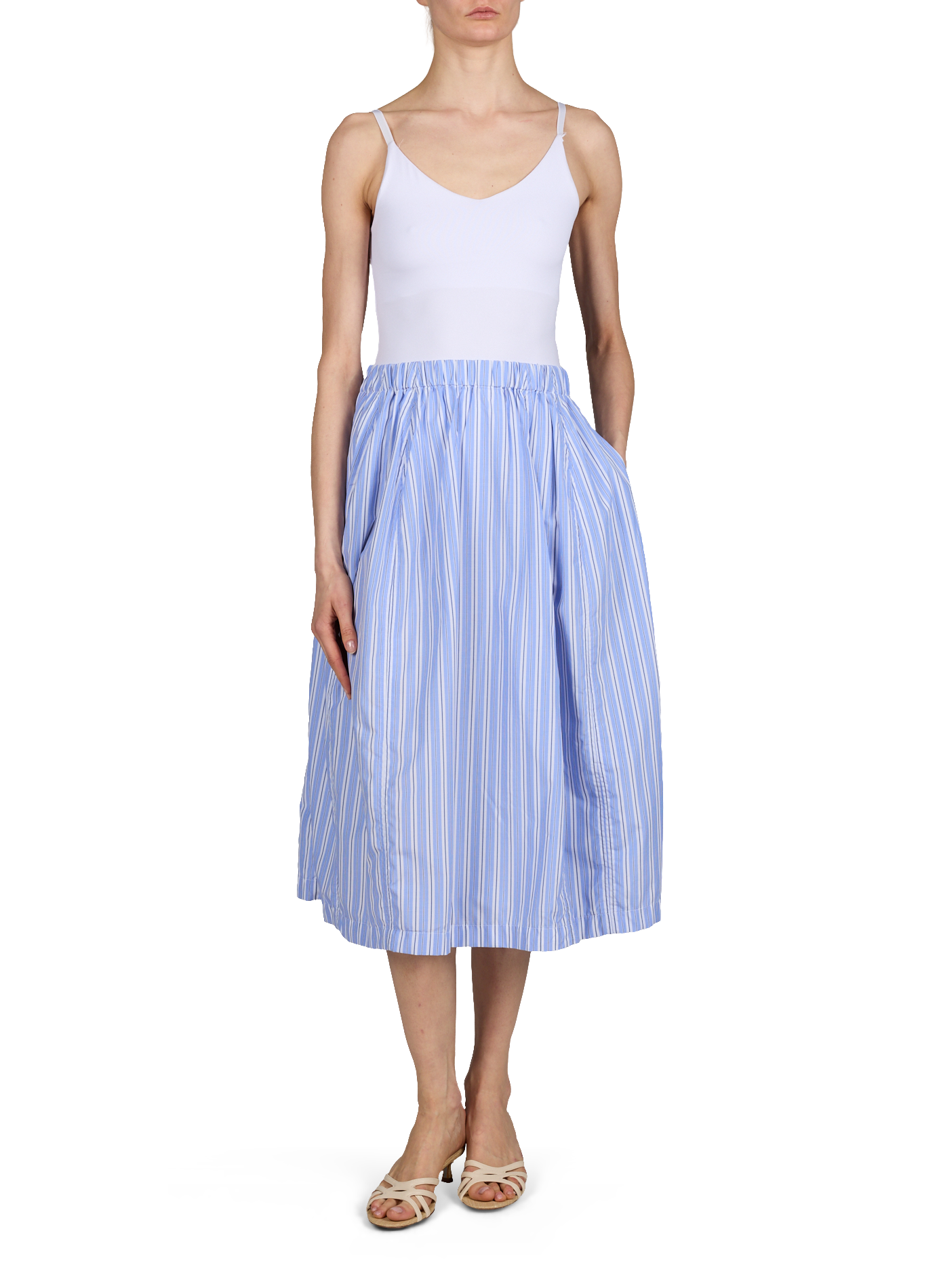 Midi Striped Cinley Skirt BELLEROSE Blue
